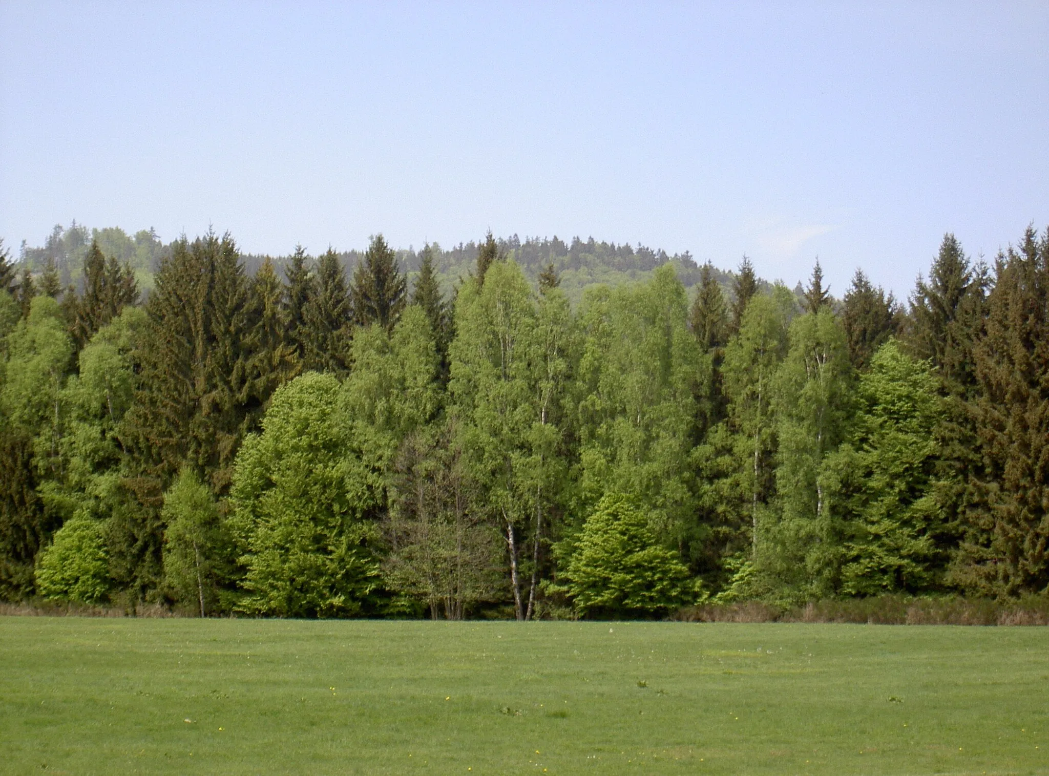 Photo showing: Železný vrch - Eisenberg von Südosten aus