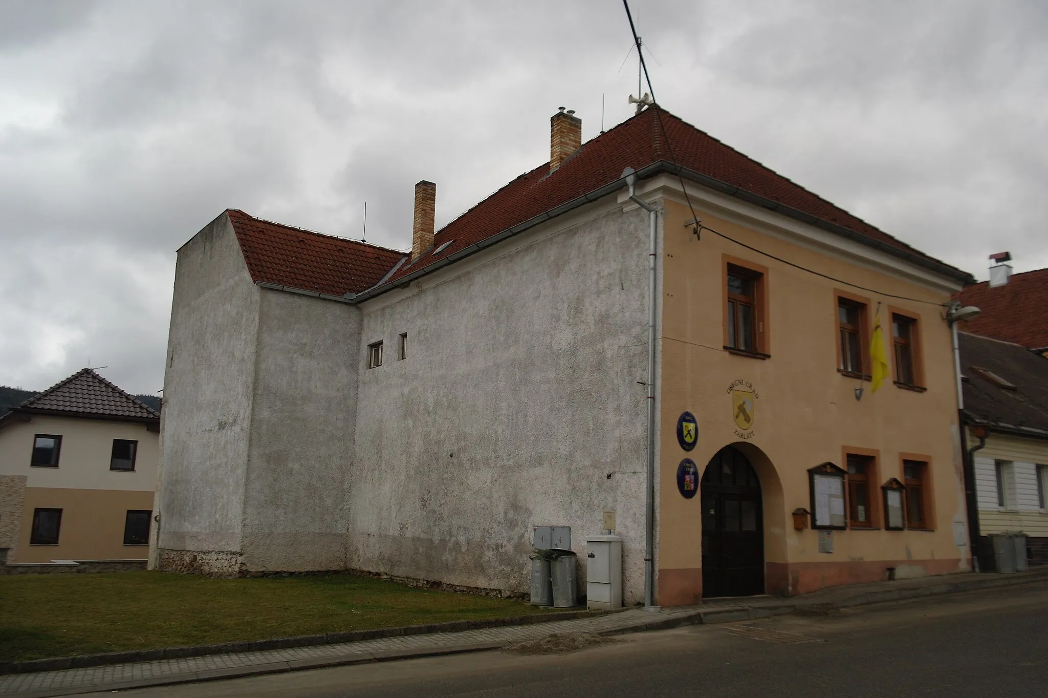 Photo showing: Záblatí, budova obecního úřadu, dům čp. 9