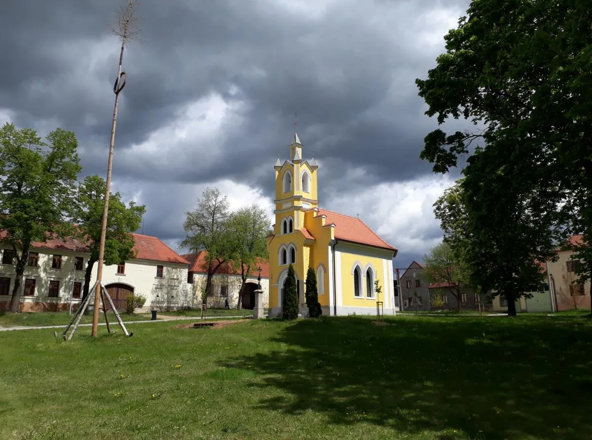 Photo showing: Chapel in Dříteň in České Budějovice District – entry no. 36614.