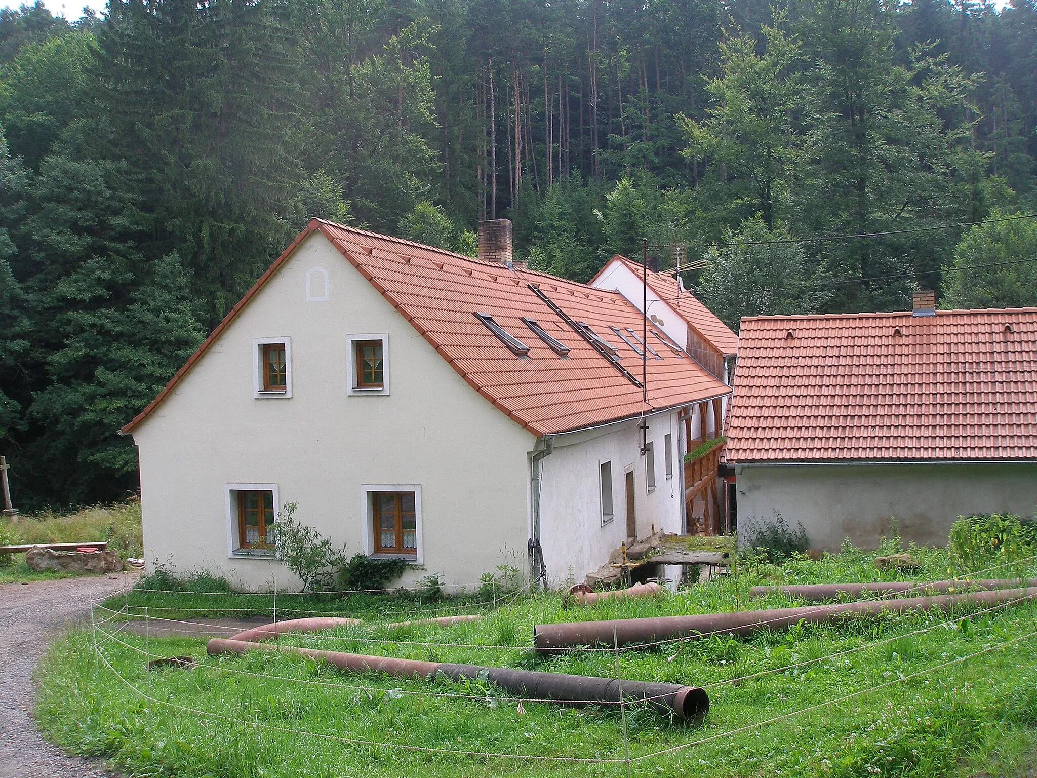 Photo showing: Mohuřice - the house No. 20 (the mill)