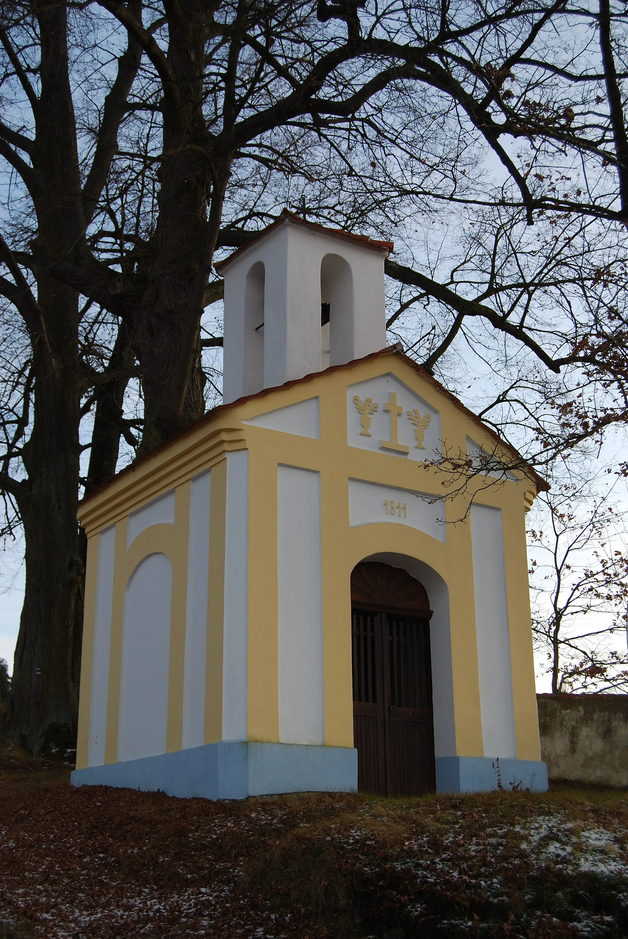 Photo showing: Kaple z roku 1811 v obci. Všeteč je vesnice, část obce Všemyslice v okrese České Budějovice. Česká republika.
