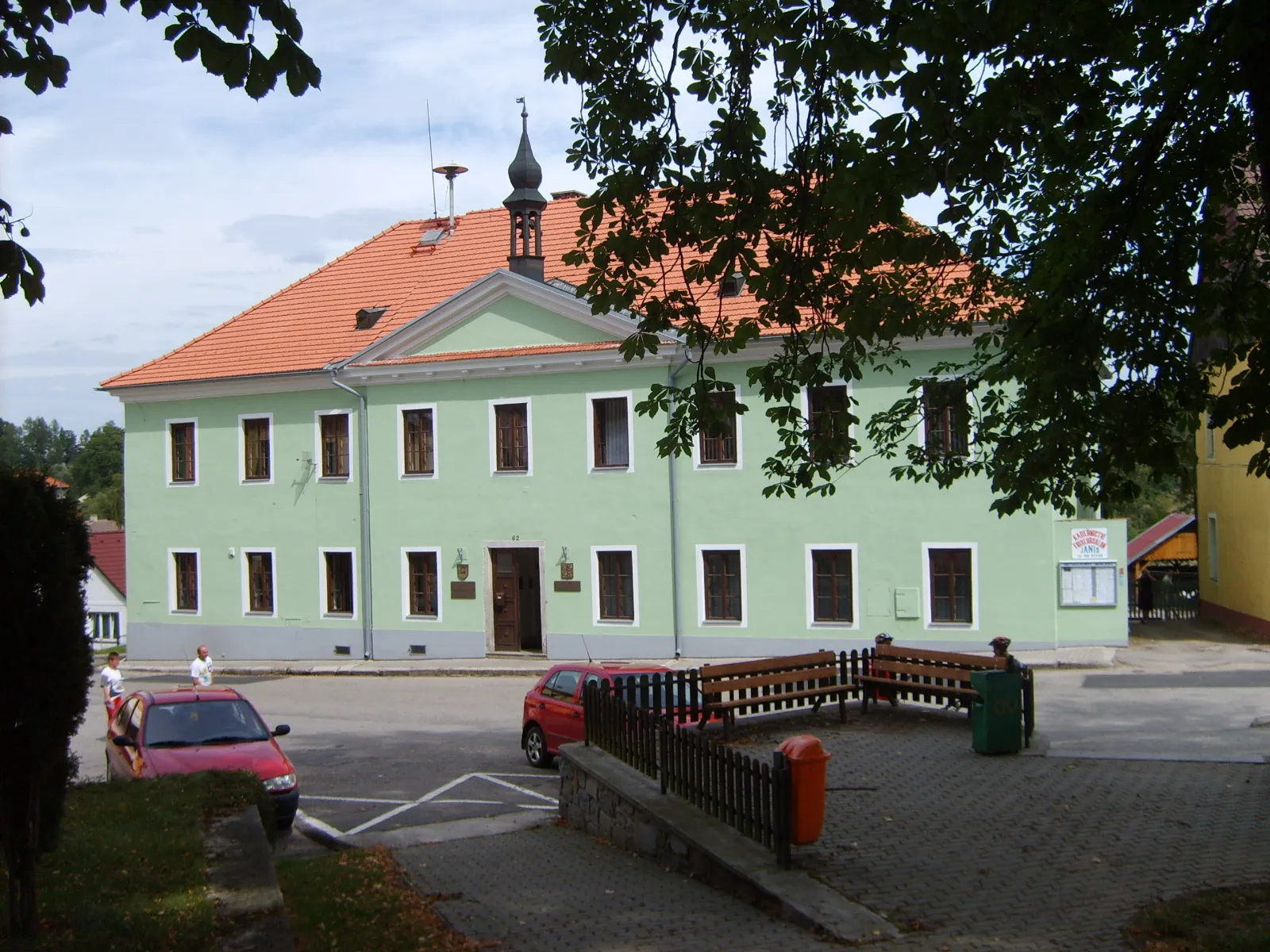 Photo showing: Townhall in Dolní Dvořiště.