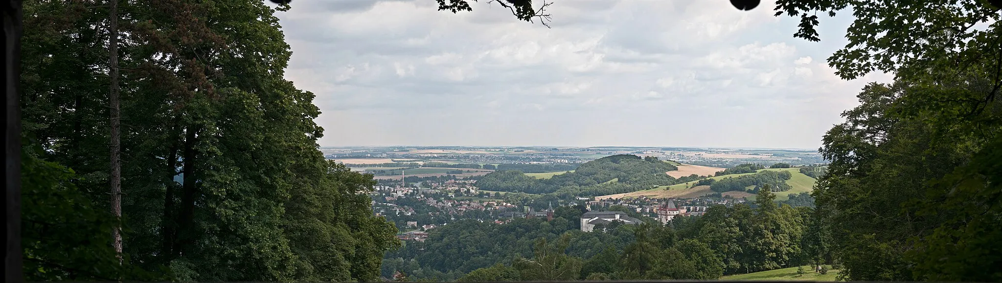 Photo showing: Opava and Hradec nad Moravici from Bezruč's lookout