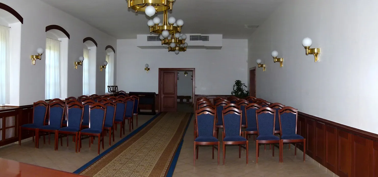 Photo showing: Vzhled obřadní síně na zámku Havířov v roce 2015