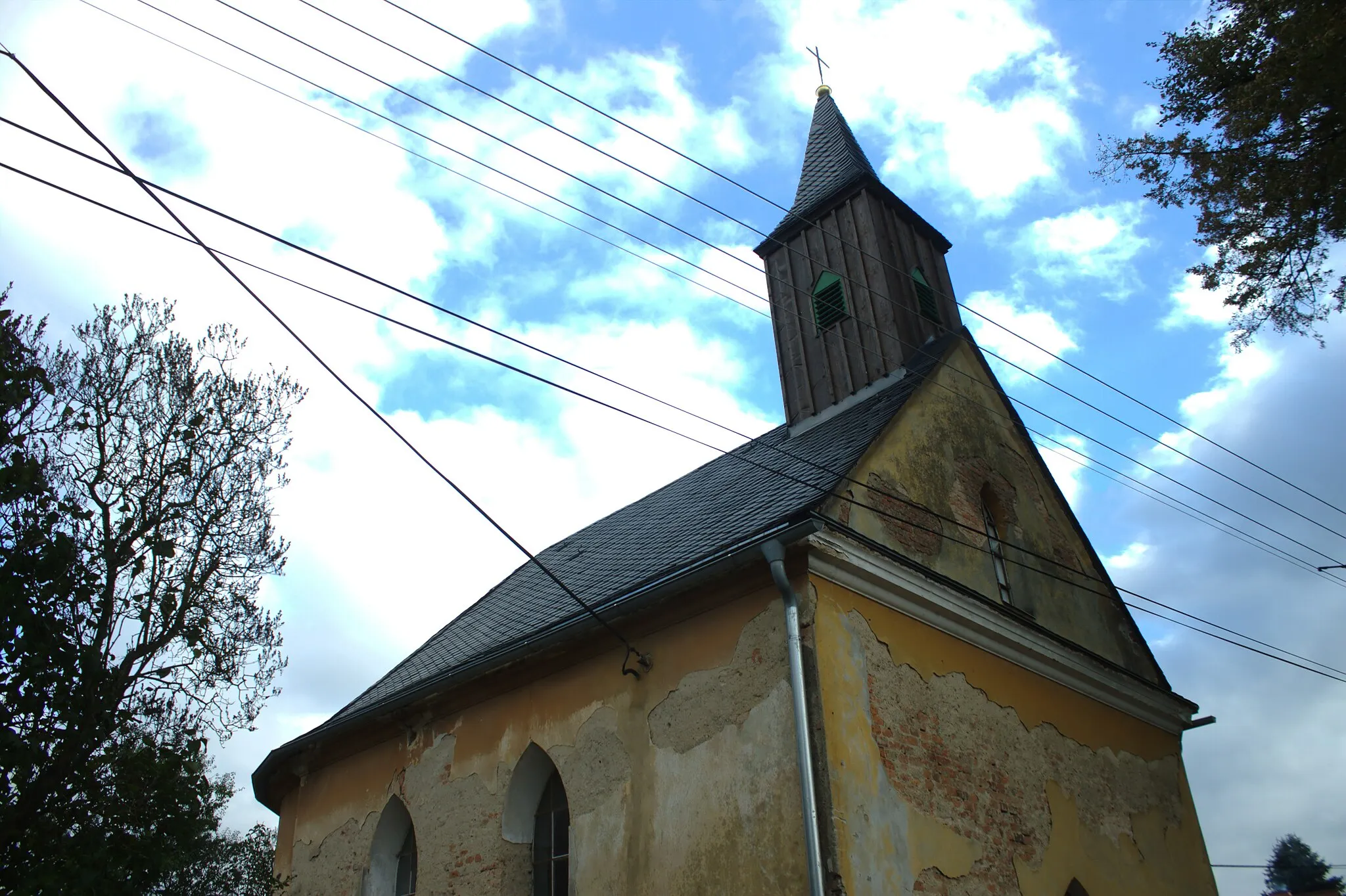 Photo showing: A chapel in the village of Prostřední Dvůr, Moravian-Silesian Region, CZ