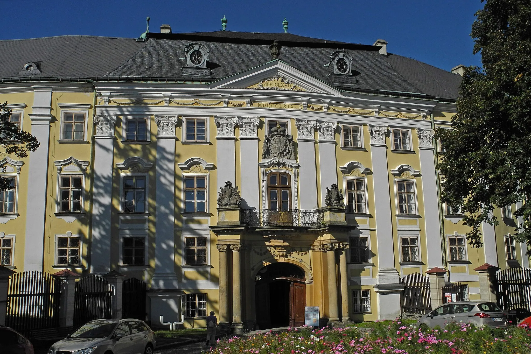 Photo showing: Schloss Freudenthal (Sitz des Deutschen Ordens bis 1939) in Freudenthal (Bruntál) in Mährisch-Schlesien