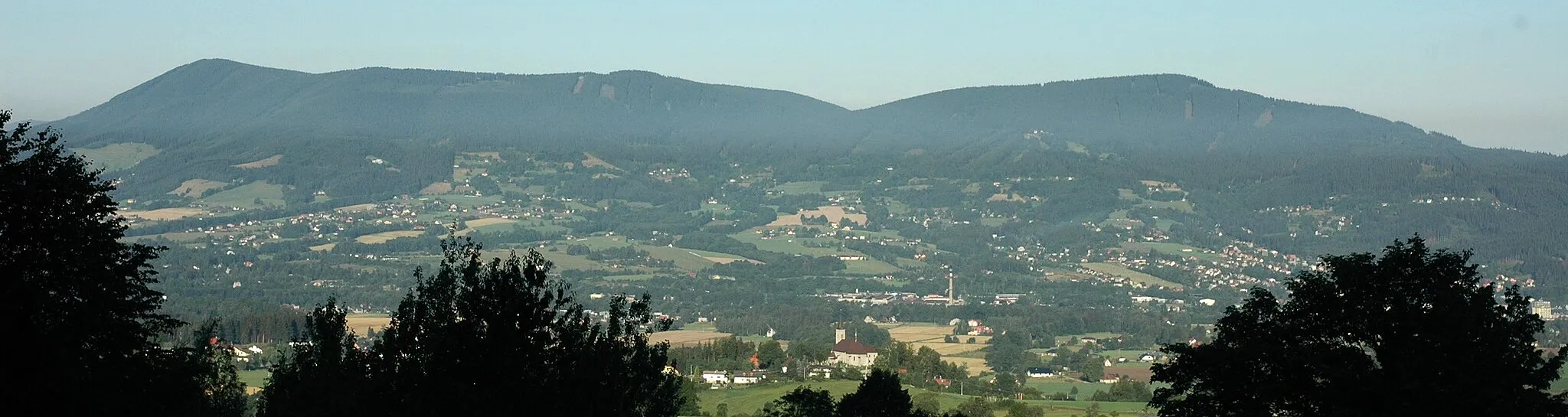 Photo showing: Celkový pohled na masiv Ondřejníku