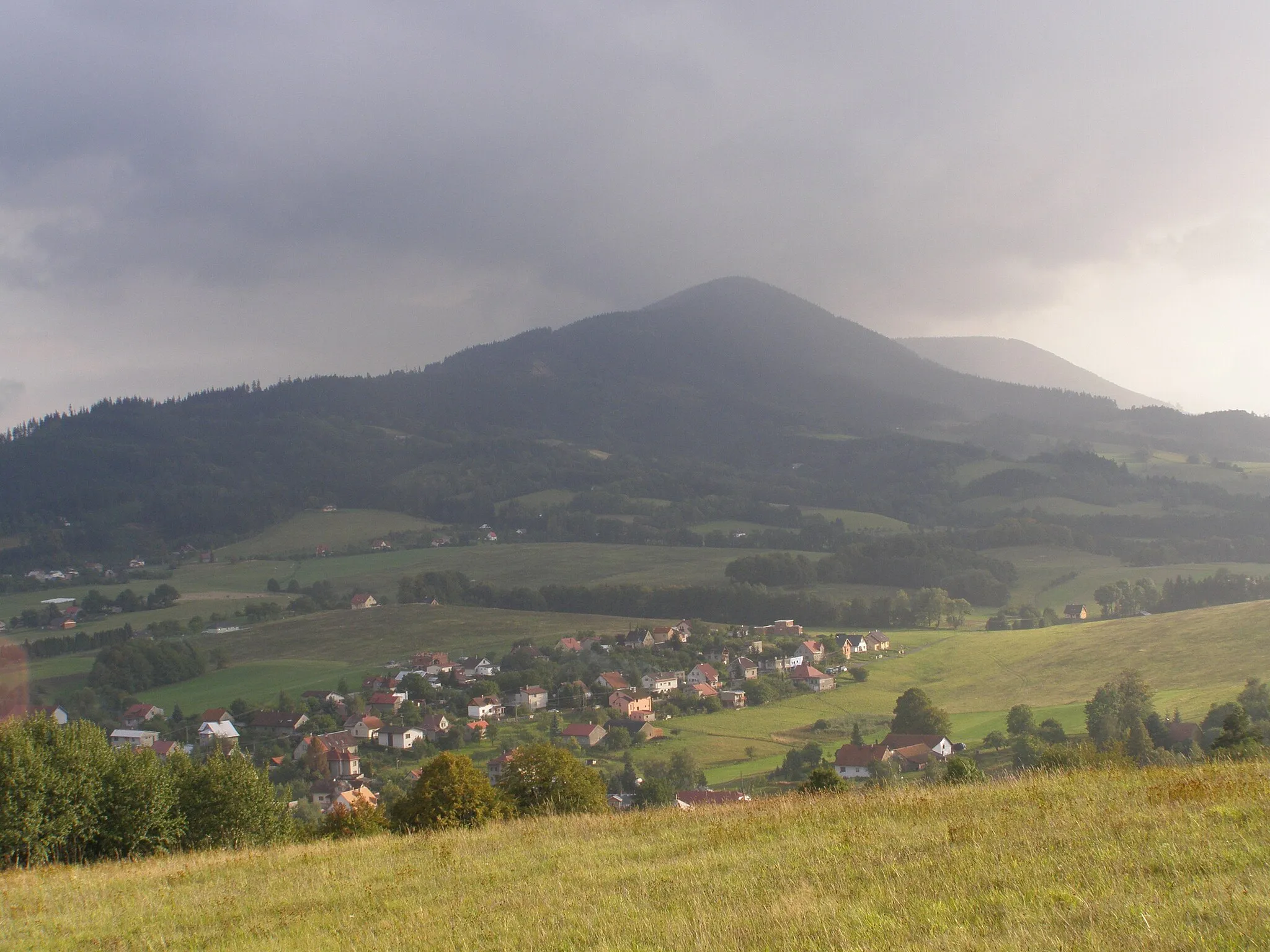 Photo showing: Ondřejník, pohled z Metylovic