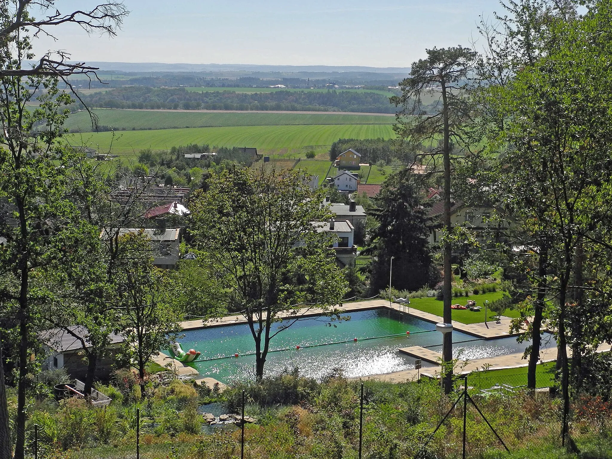 Photo showing: Schwimmbad in Lobenstein (Úvalno)