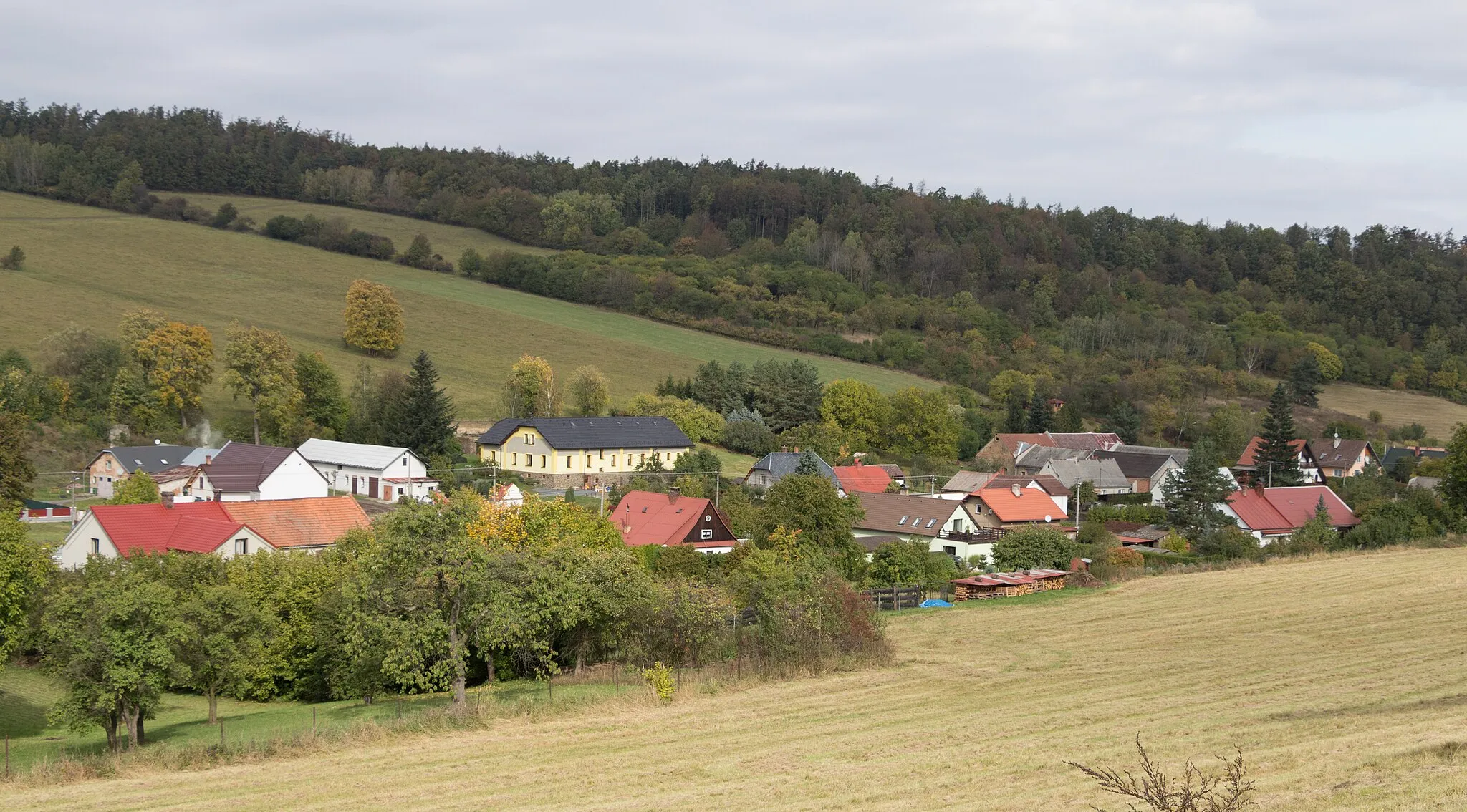 Photo showing: View. Lichnov, Bruntal District, Czech Republic