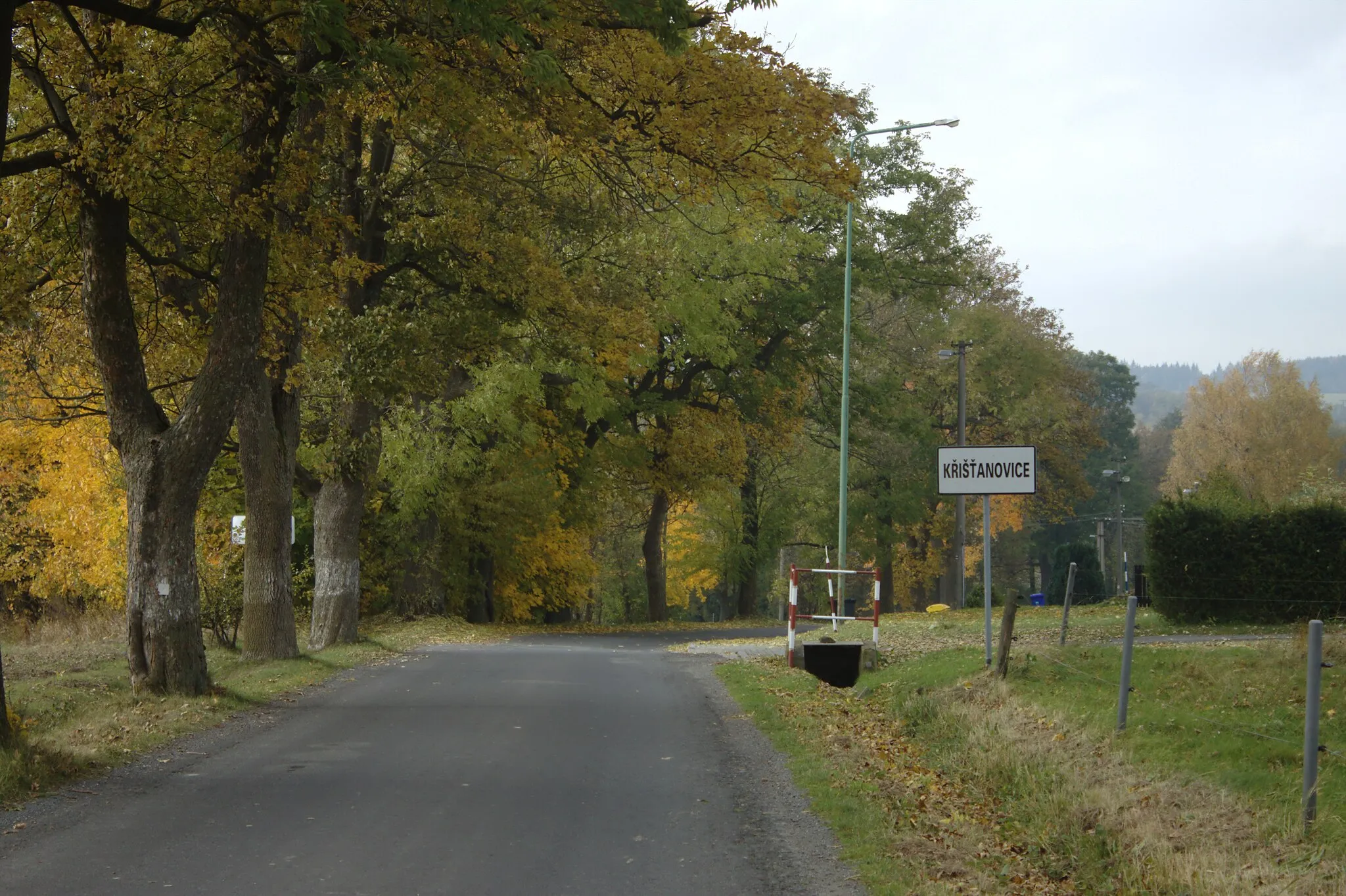 Photo showing: Southern limit of the town of Křišťanovice, Moravian-Silesian Region, CZ