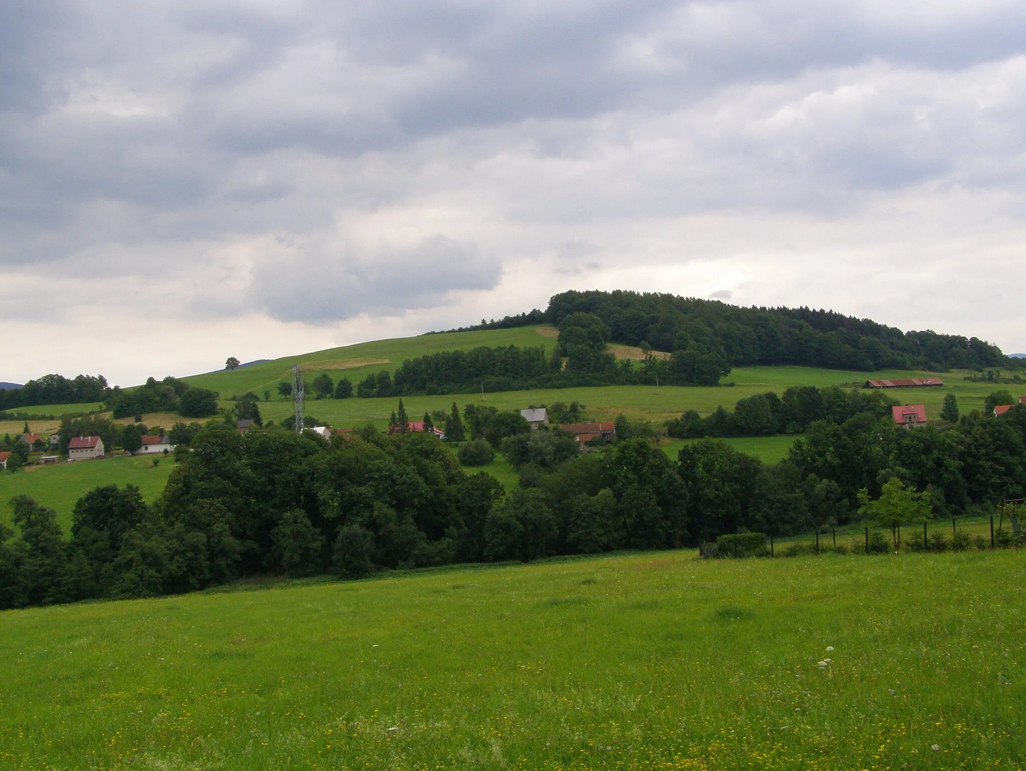 Photo showing: Měrkovická pahorkatina, Strážnice (481 m), obec Kozlovice (část Měrkovice)