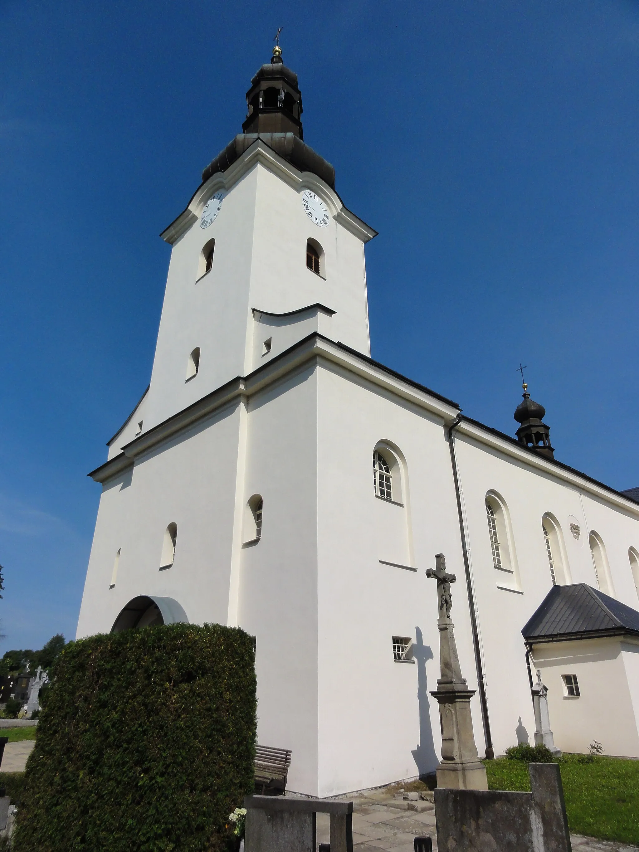 Photo showing: Bruzovice. Kostel svatého Stanislava