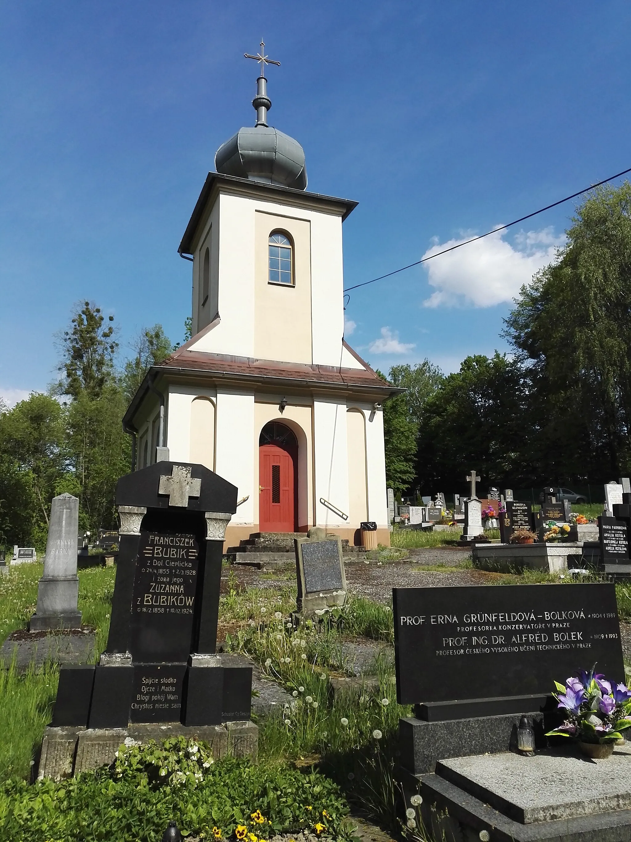 Photo showing: Horní Těrlicko. Evangelický hřbitov.
