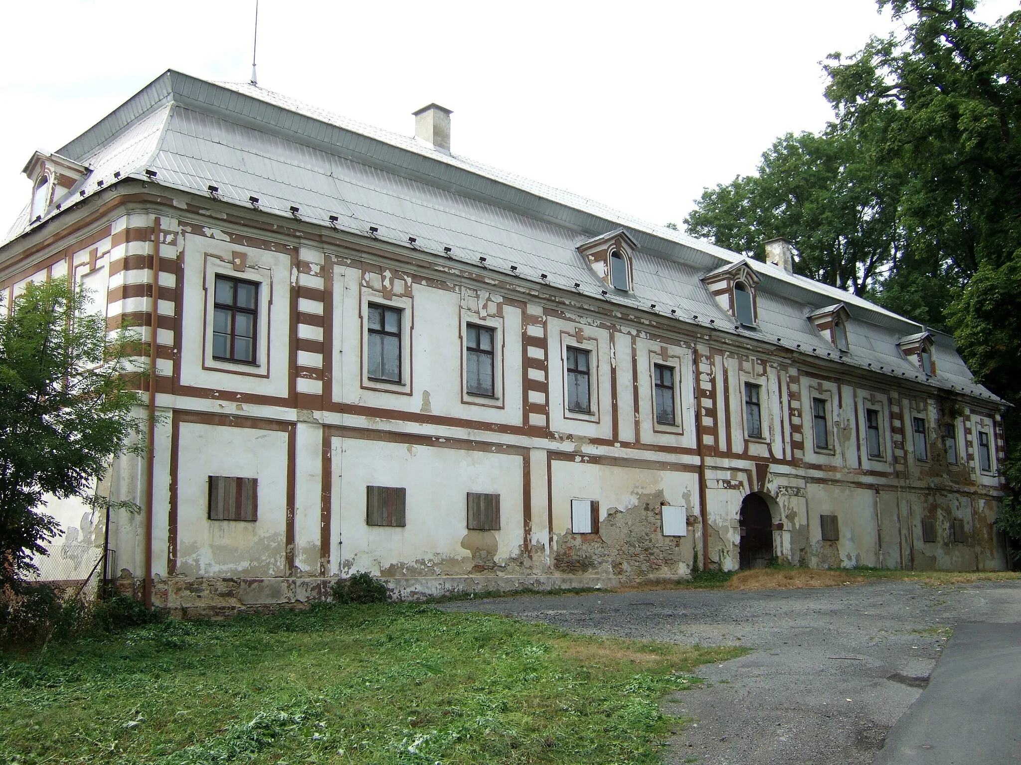 Photo showing: Bravantice, Nový zámek, view from SE