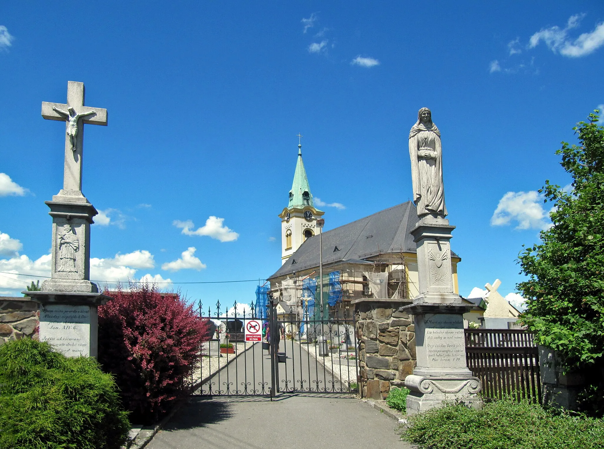 Photo showing: Pustá Polom, Opava District, Czech Republic. Church of Saint Martin.