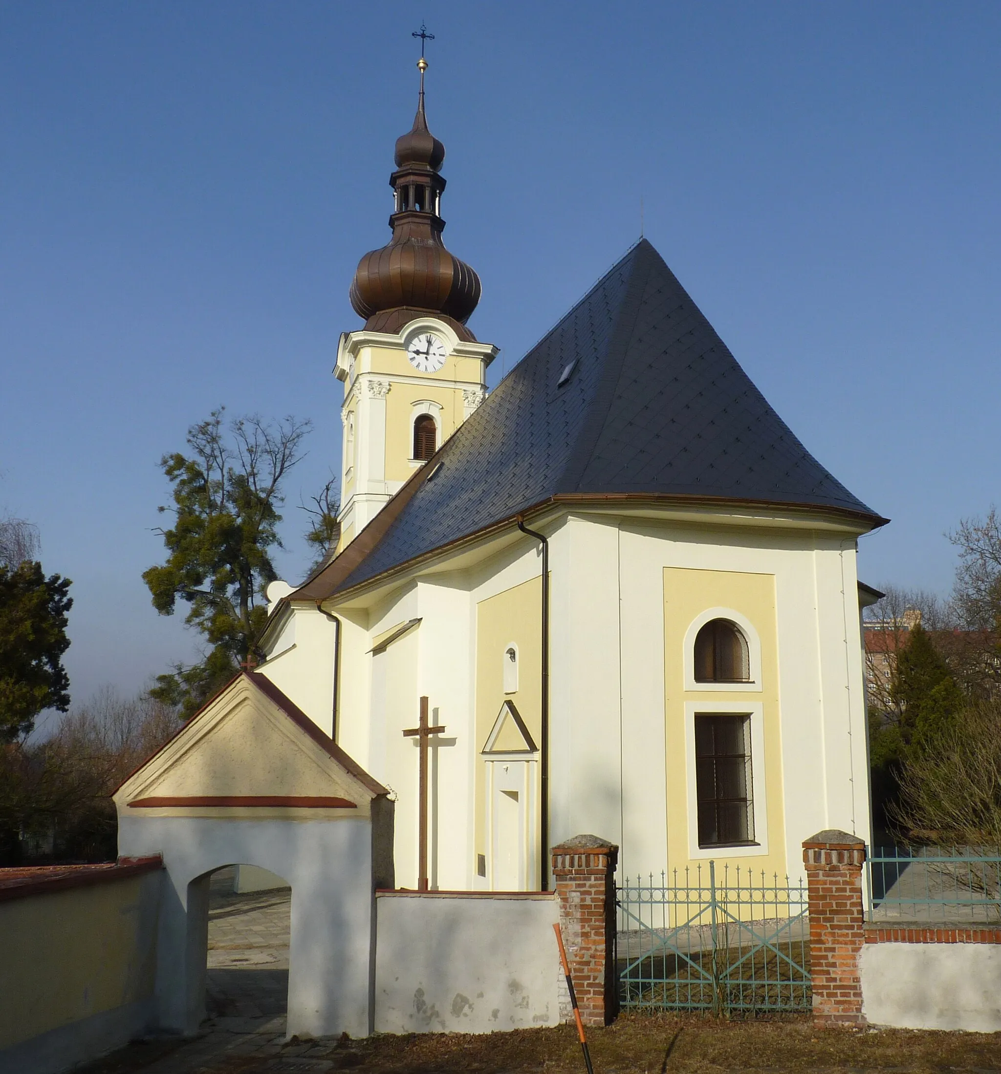 Photo showing: Church of Saint Nicholas in Ostrava-Poruba. Ostrava-city District, Moravian-Silesian Region, Czech Republic