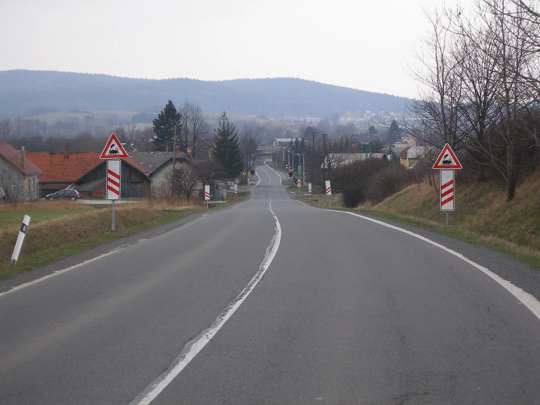 Photo showing: Road II/483 near Mořkov.