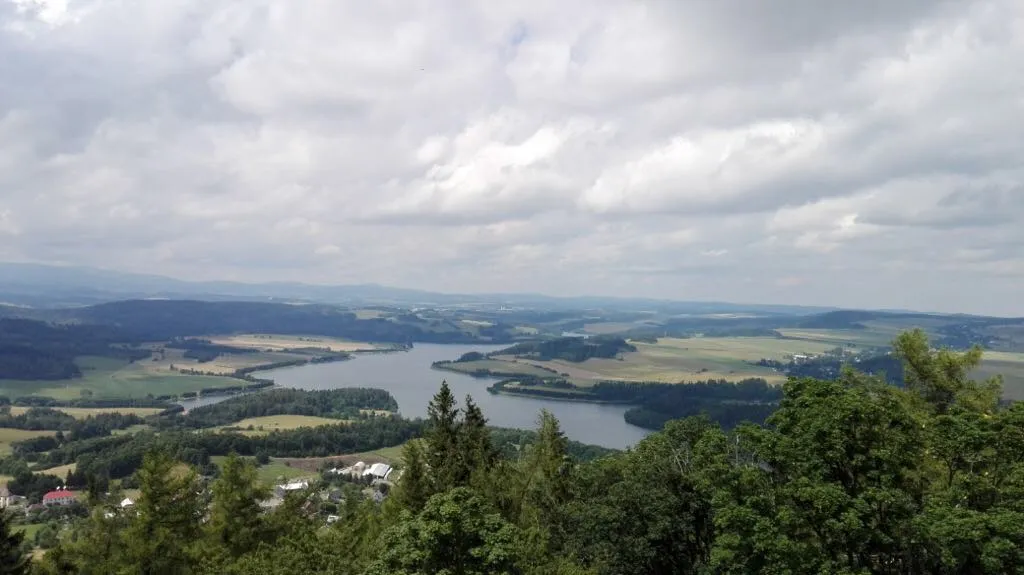 Photo showing: Slezská Harta reservoir in the Moravian–Silesian Region in the Czech Republic.