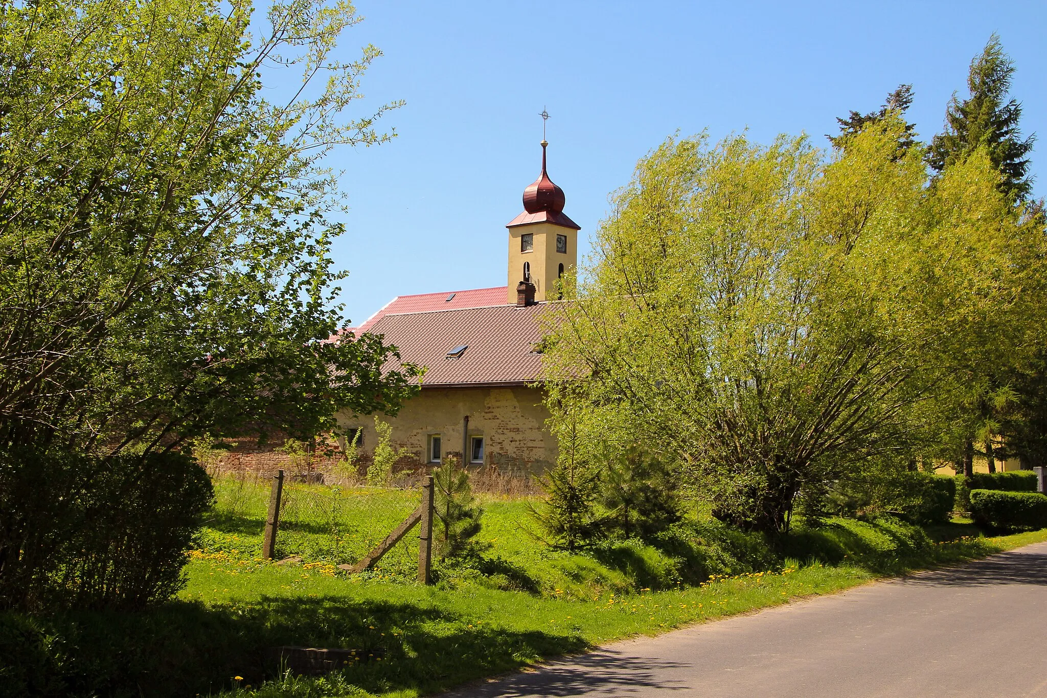 Photo showing: Ludmierzyce – kościół rzymskokatolicki p.w. Trójcy Świętej, 1926