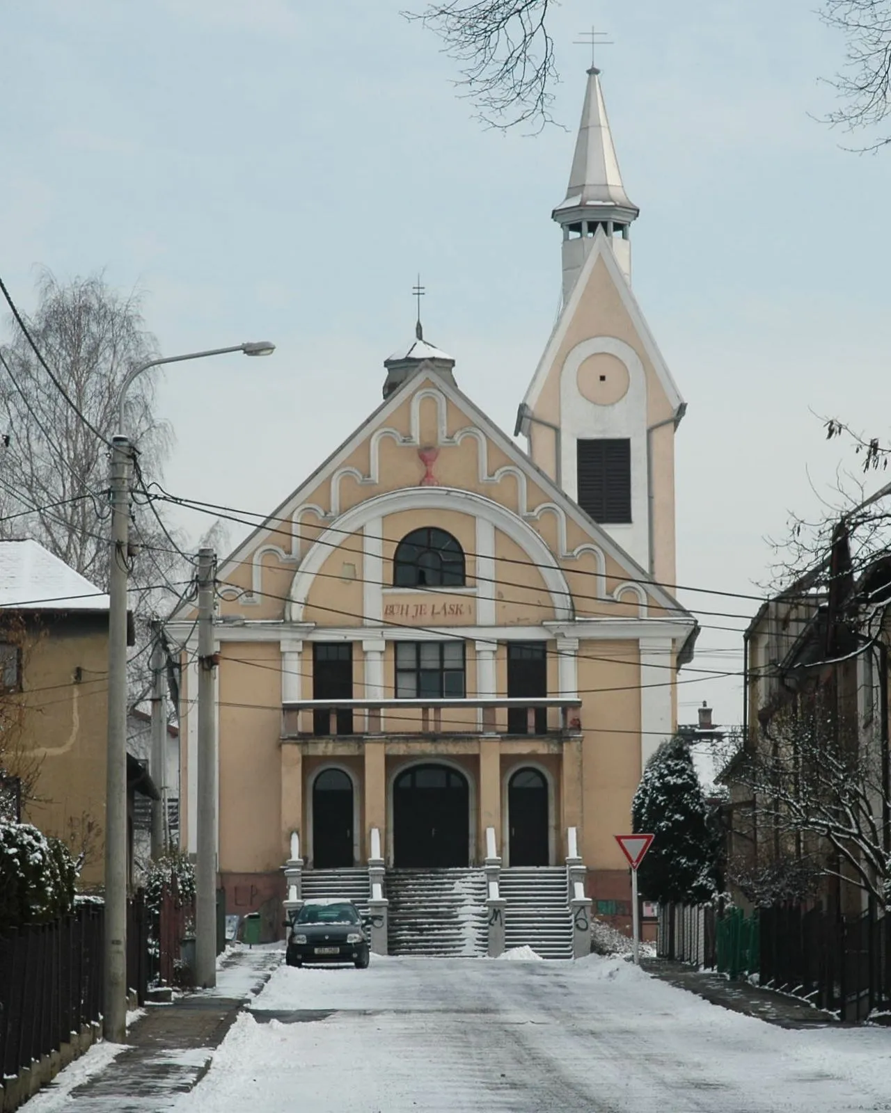 Photo showing: Hussite church Ostrava-Radvanice