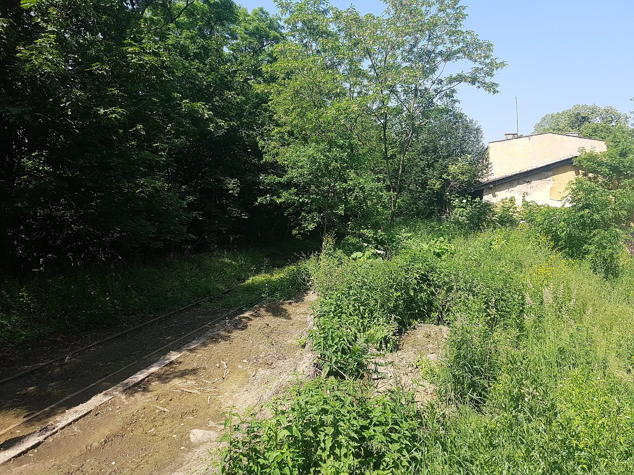 Photo showing: Pawłowiczki train station (located in Chrósty, near Pawłowiczki)