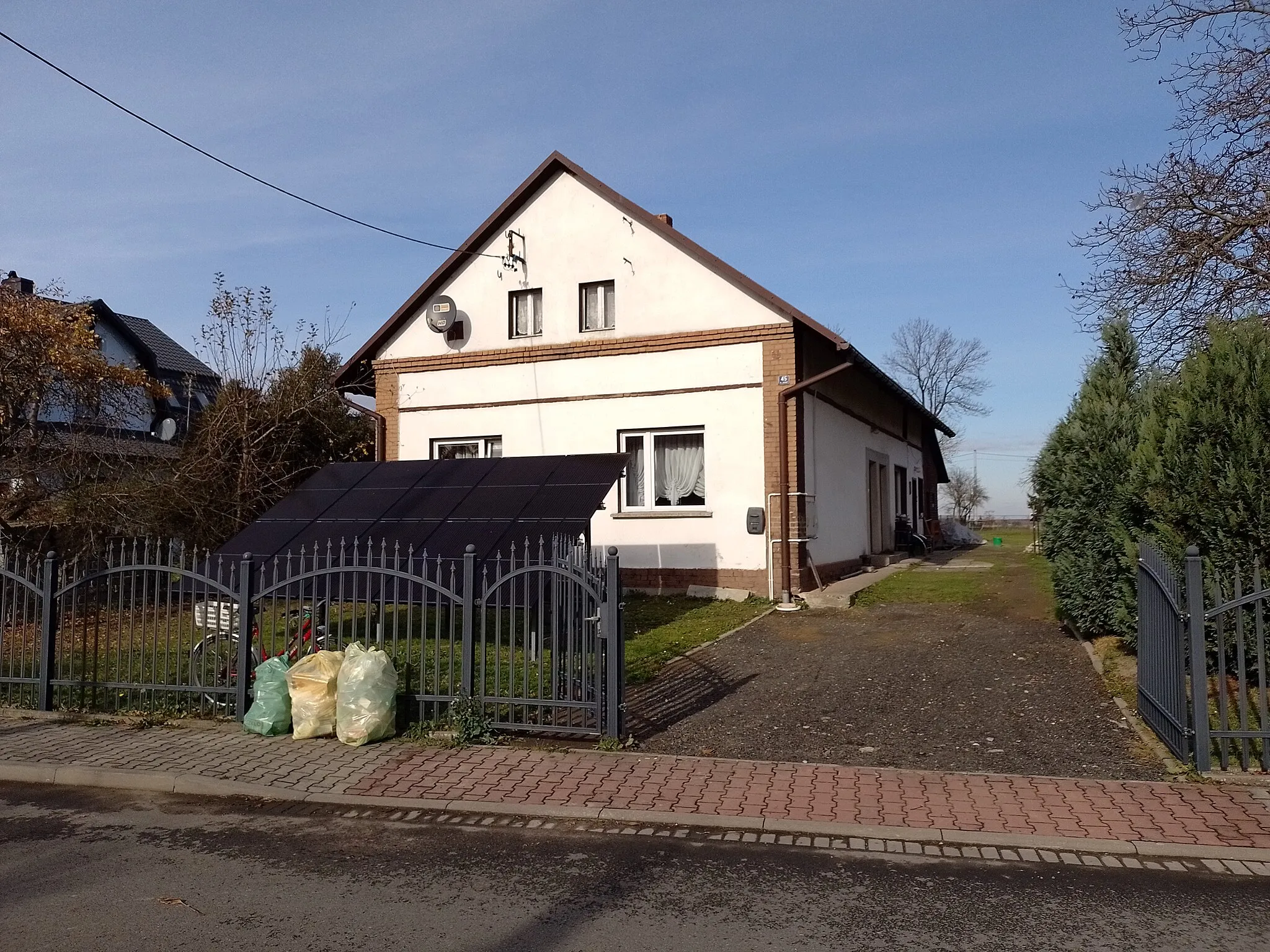 Photo showing: 45 Główna Street in Rudyszwałd, Upper Silesia, Poland