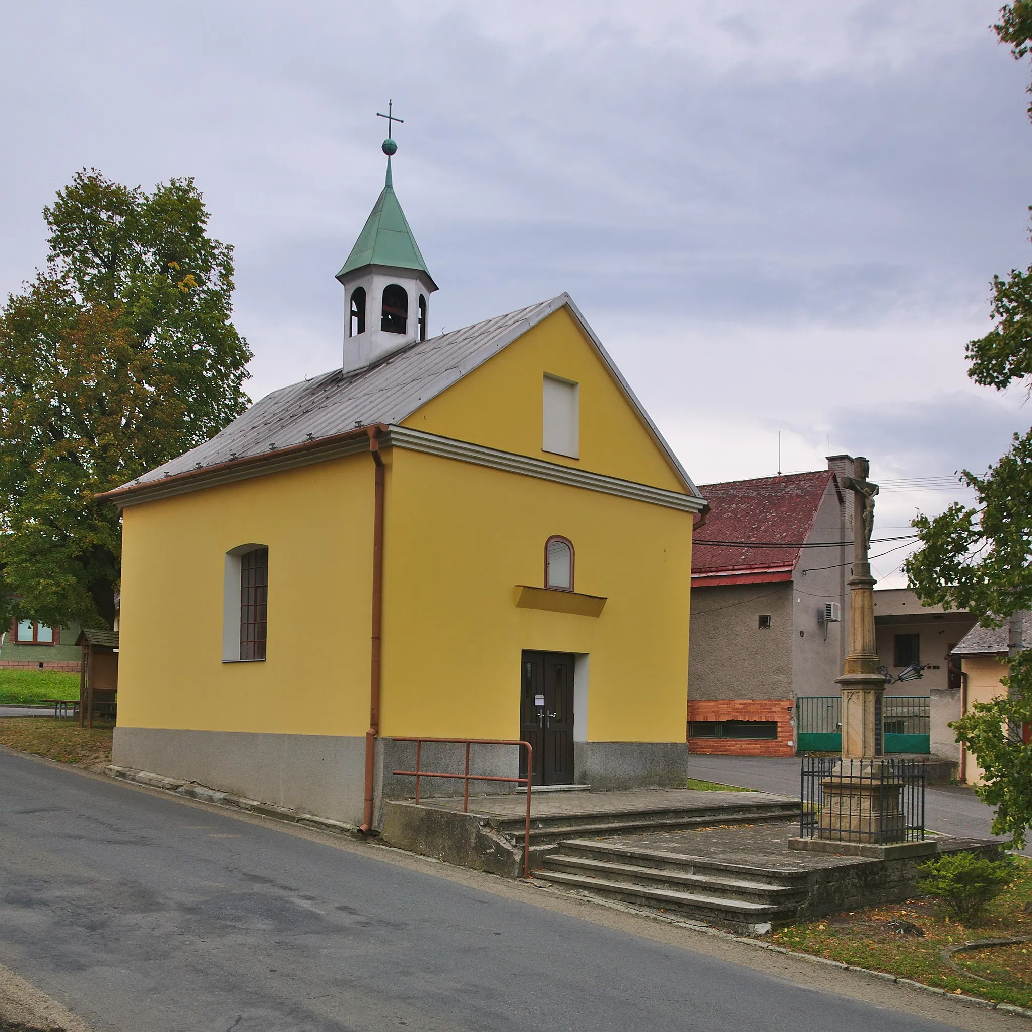 Photo showing: Kaple svatého Floriána, Lazníky, okres Přerov
