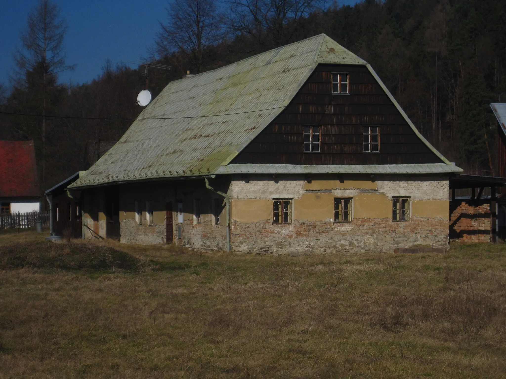 Photo showing: Nové Heřminovy - lidová architektura čp. 48