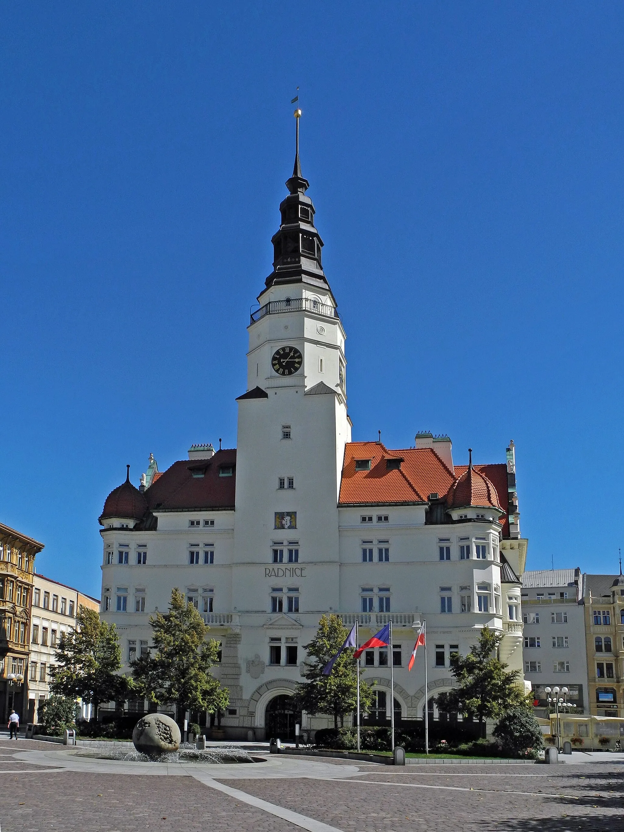 Photo showing: Rathaus in Troppau (Opava)