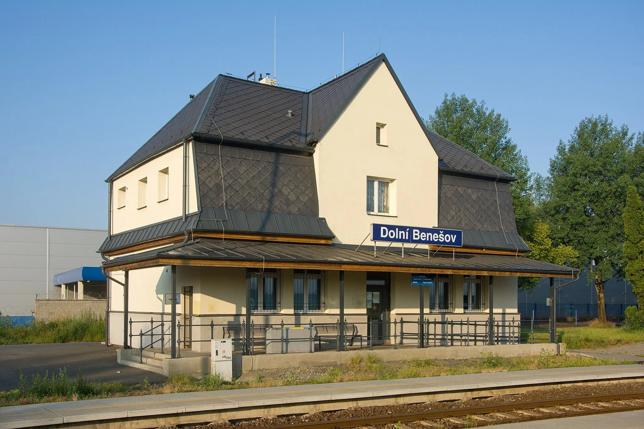 Photo showing: Dolní Benešov train station, Czech Republic