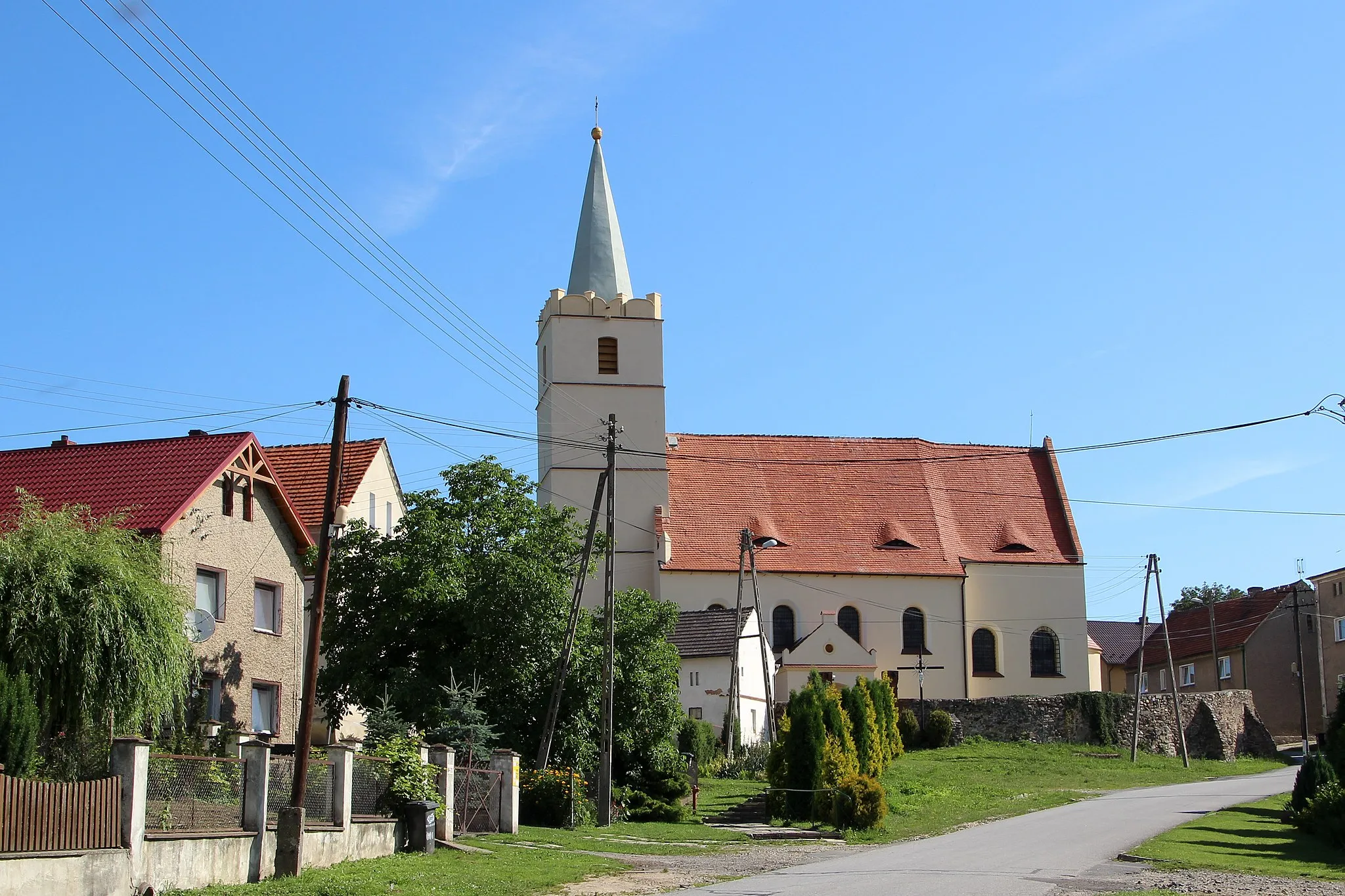 Photo showing: Kościół par. pw. św. Mikołaj w Wierzbięcicach, gmina Nysa.