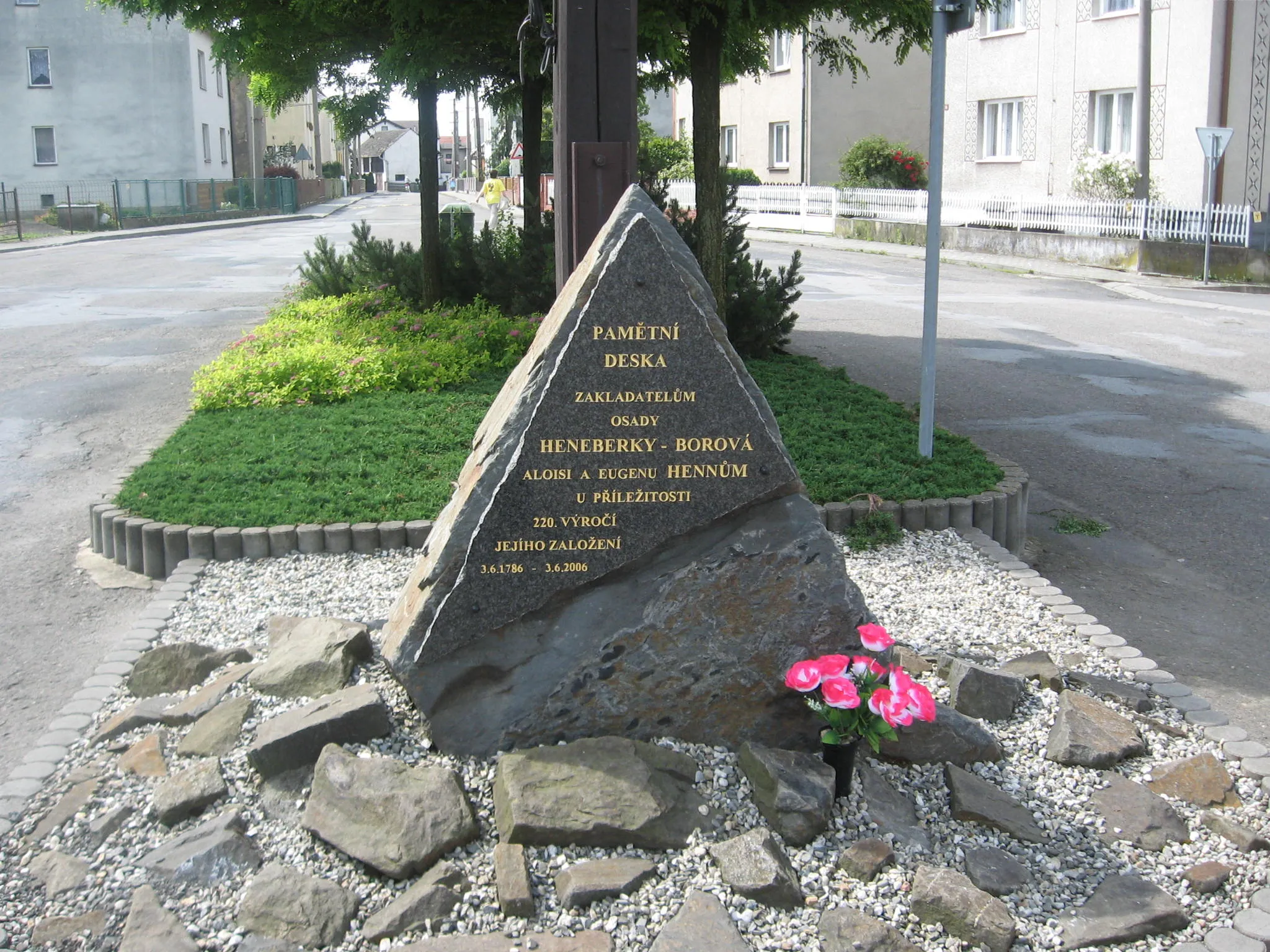 Photo showing: Pamätník založenia obce