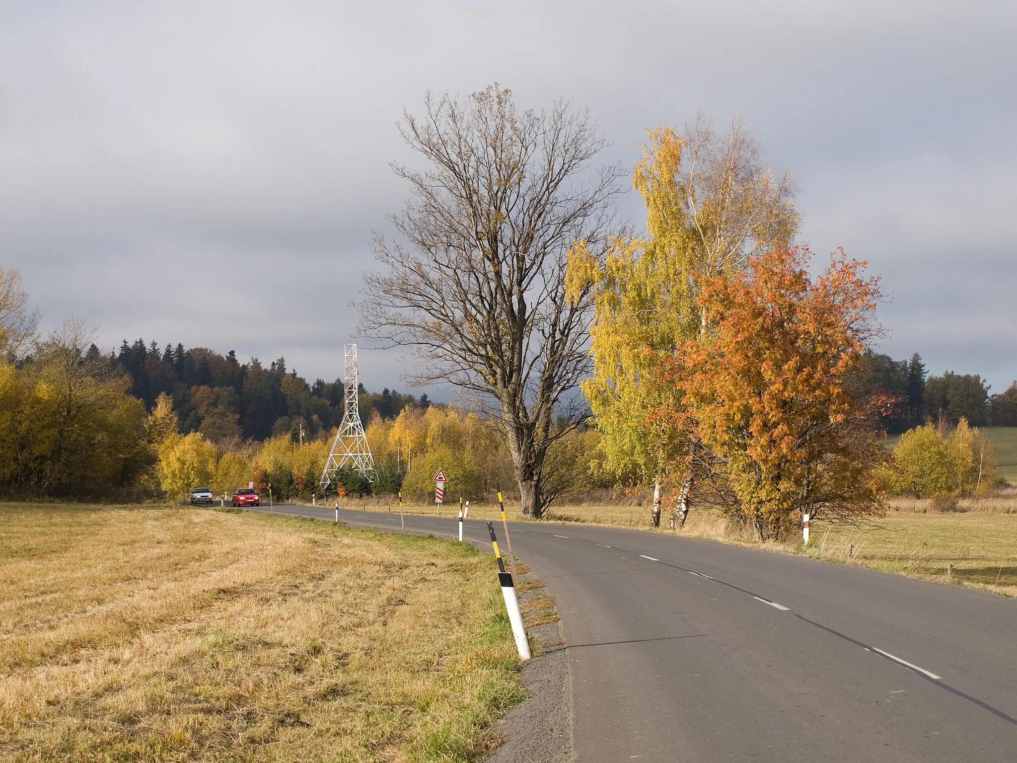 Photo showing: Train stop from backside, Rudná pod Pradědem zastávka, railway track n. 312 Bruntál – Světlá Hora – Malá Morávka