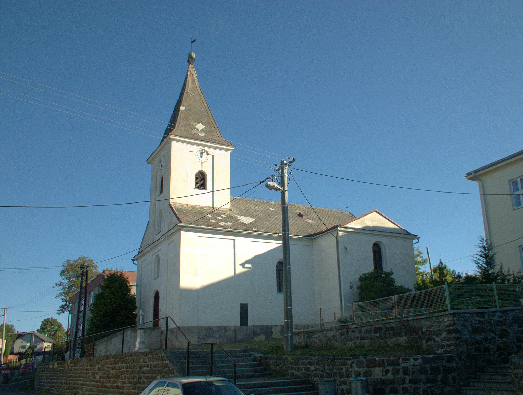 Photo showing: The Virgin Mary Church in Bravinné