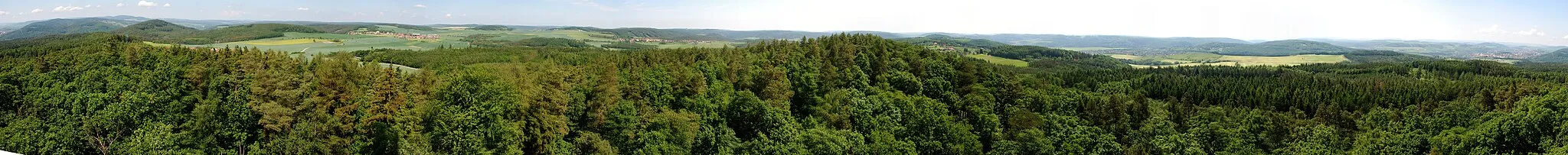 Photo showing: Panoráma z rohledny Lhotka u Berouna