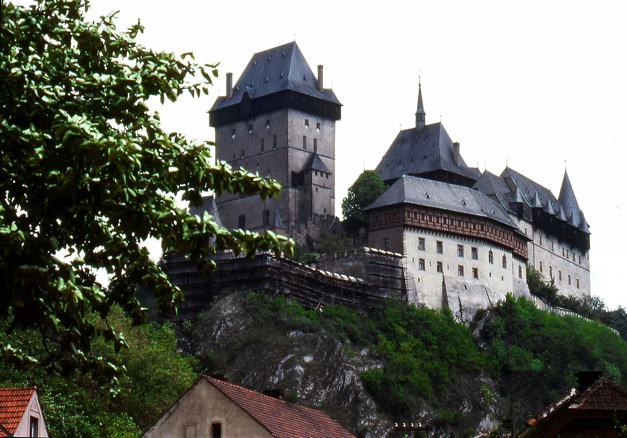 Photo showing: Castle, Karlstein, Chech.