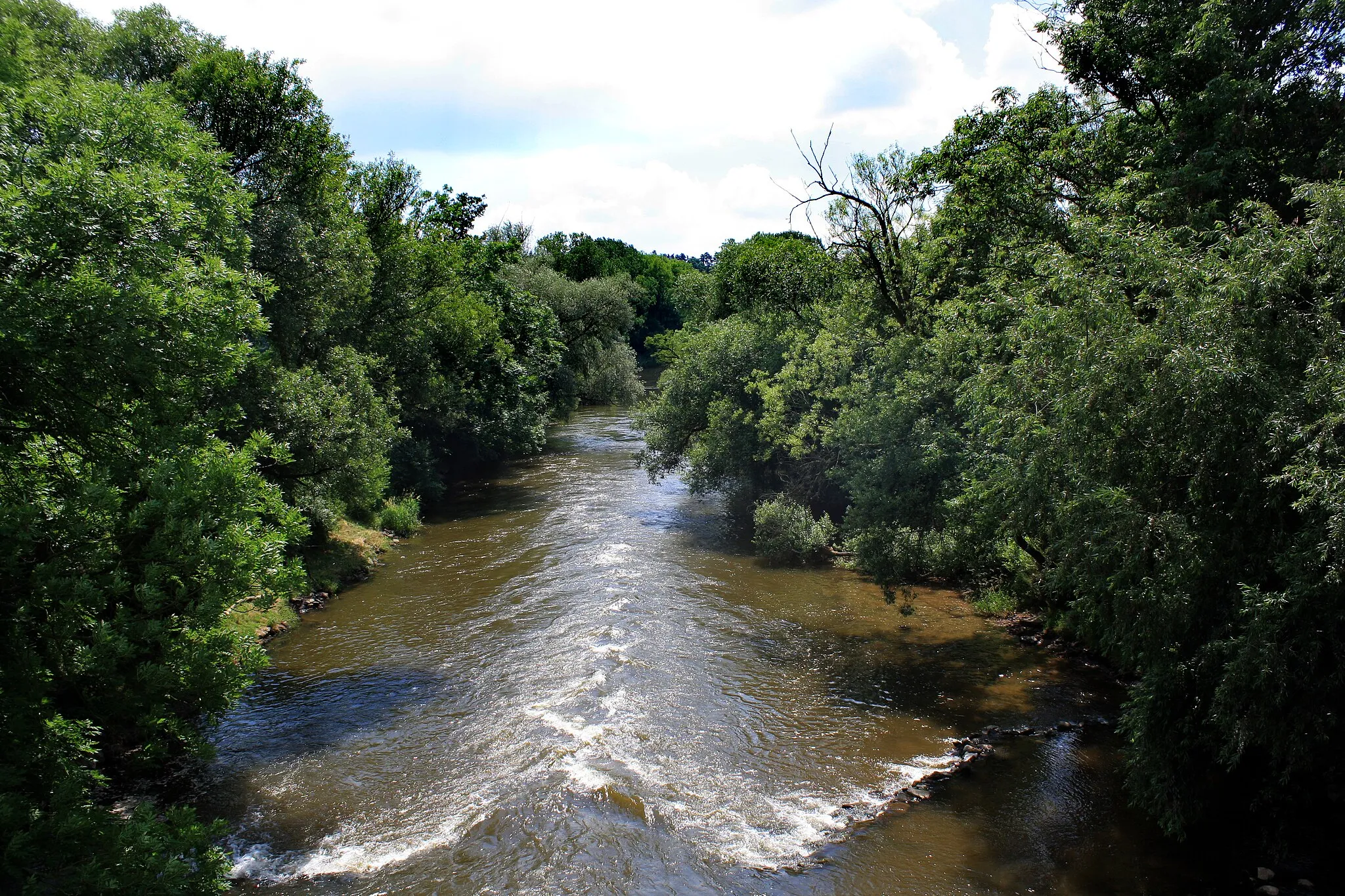 Photo showing: Jizera river between Tuřice and Předměřice nad Jizerou, Czech Republic