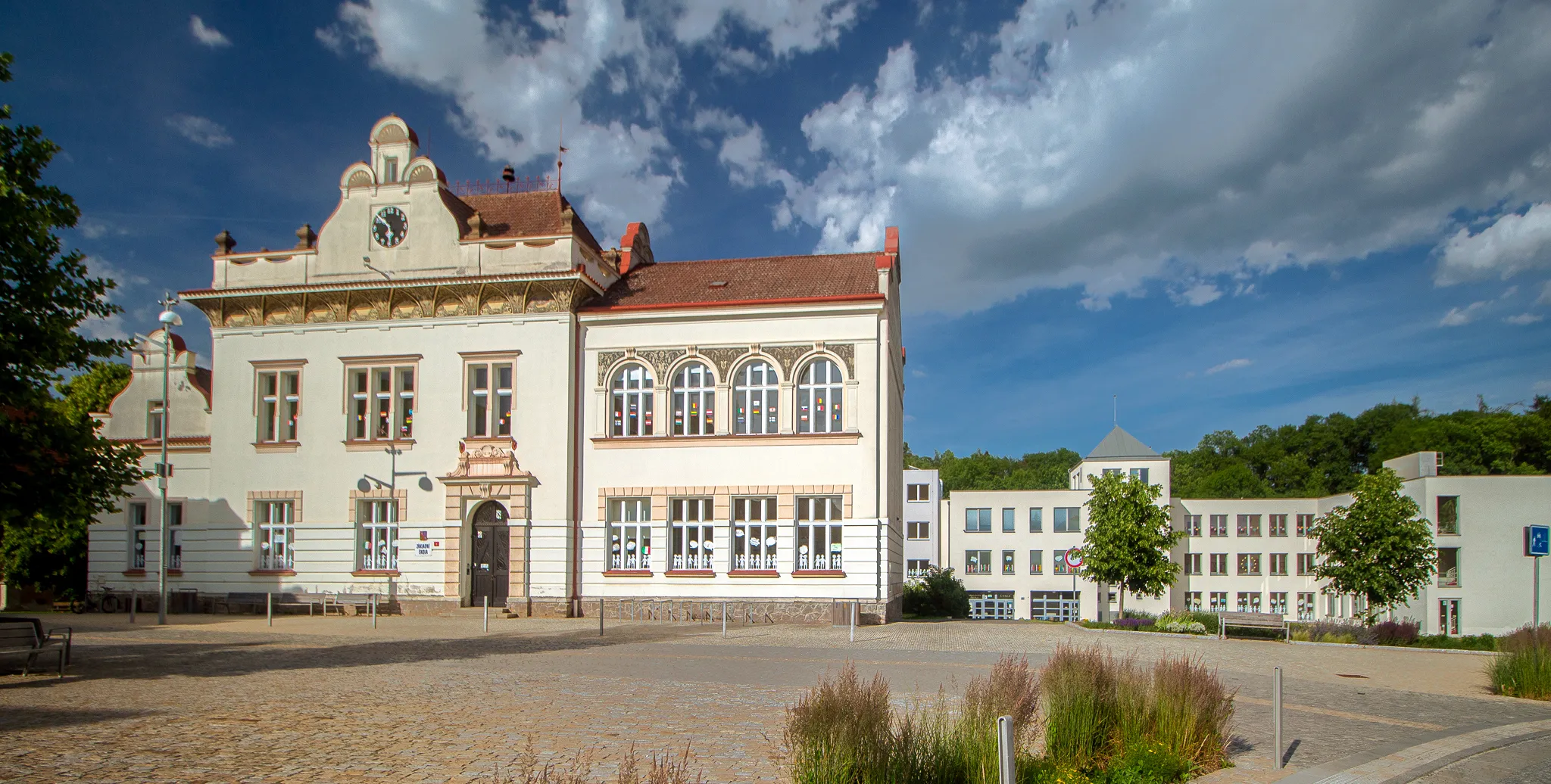Photo showing: Úvaly, náměstí Arnošta z Pardubic