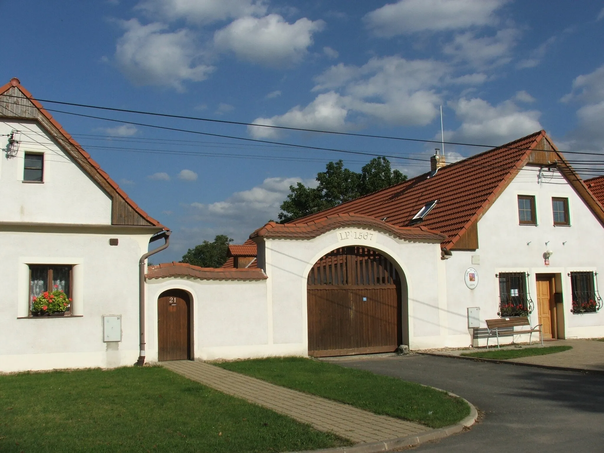 Photo showing: Lety, Prague-West District, Central Bohemian Region, the Czech Republic. Municipal office.