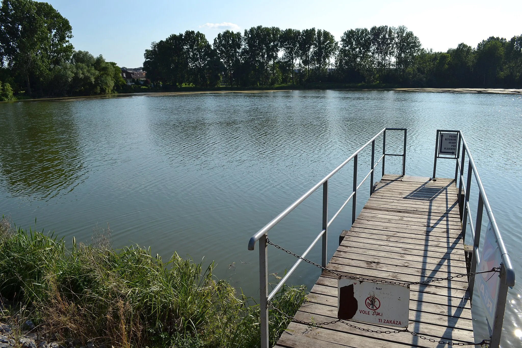 Photo showing: Bašta pond in Chýně, Prague-West district, Central Bohemian Region, Czech Republic.