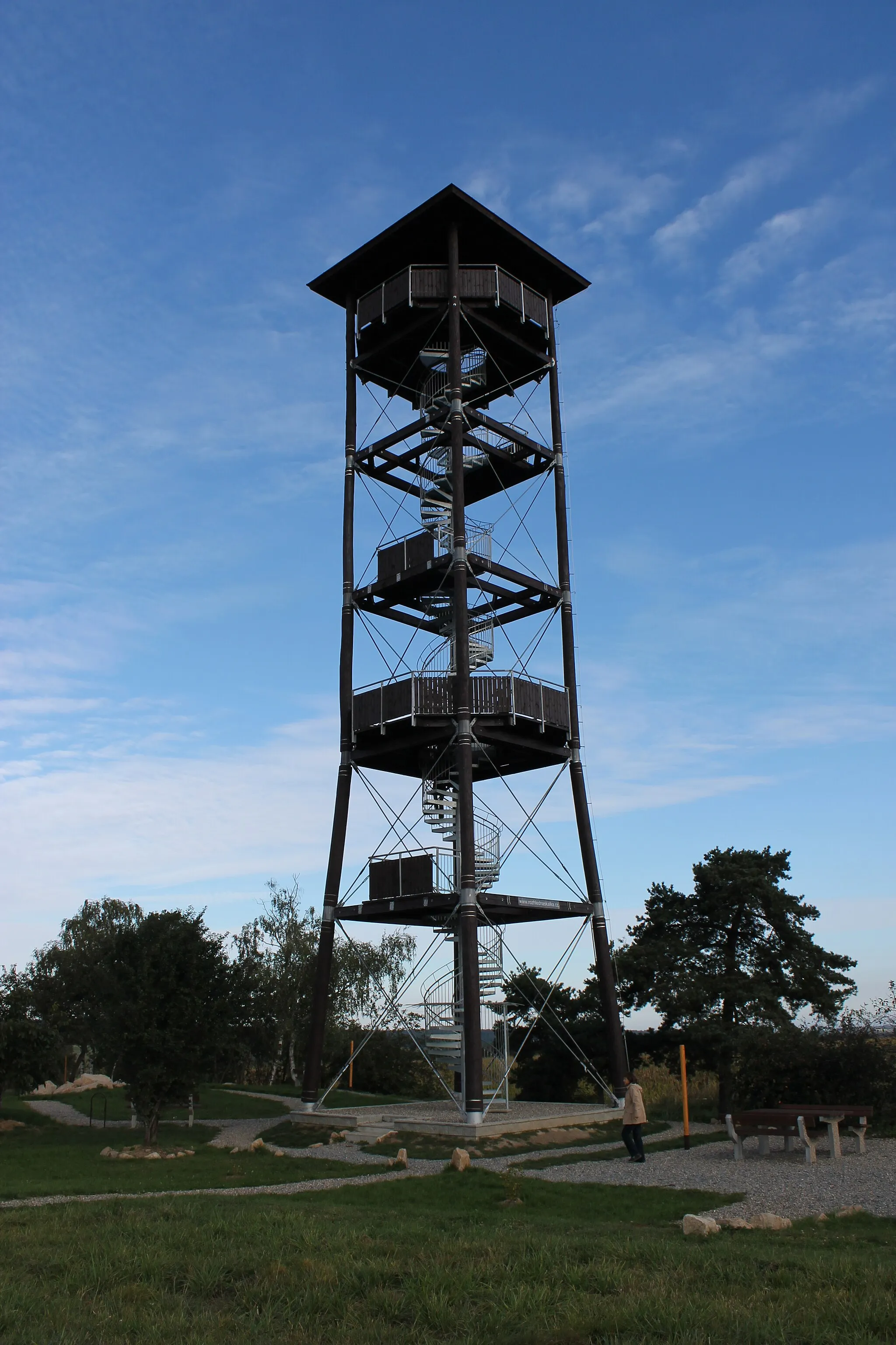 Photo showing: Observation tower Skalka near Vyžlovka