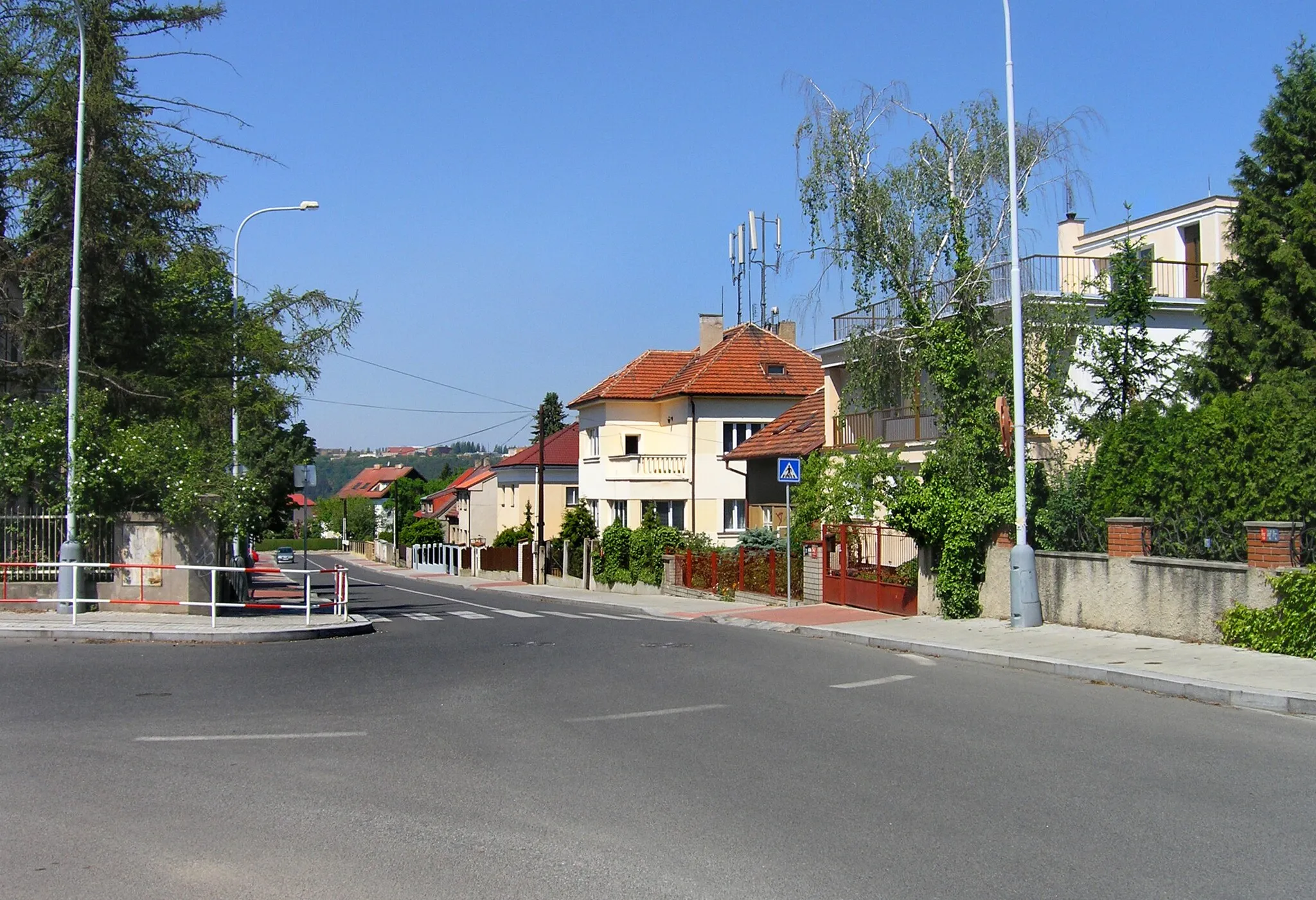 Photo showing: Na Výspě street at Hodkovičky, Prague