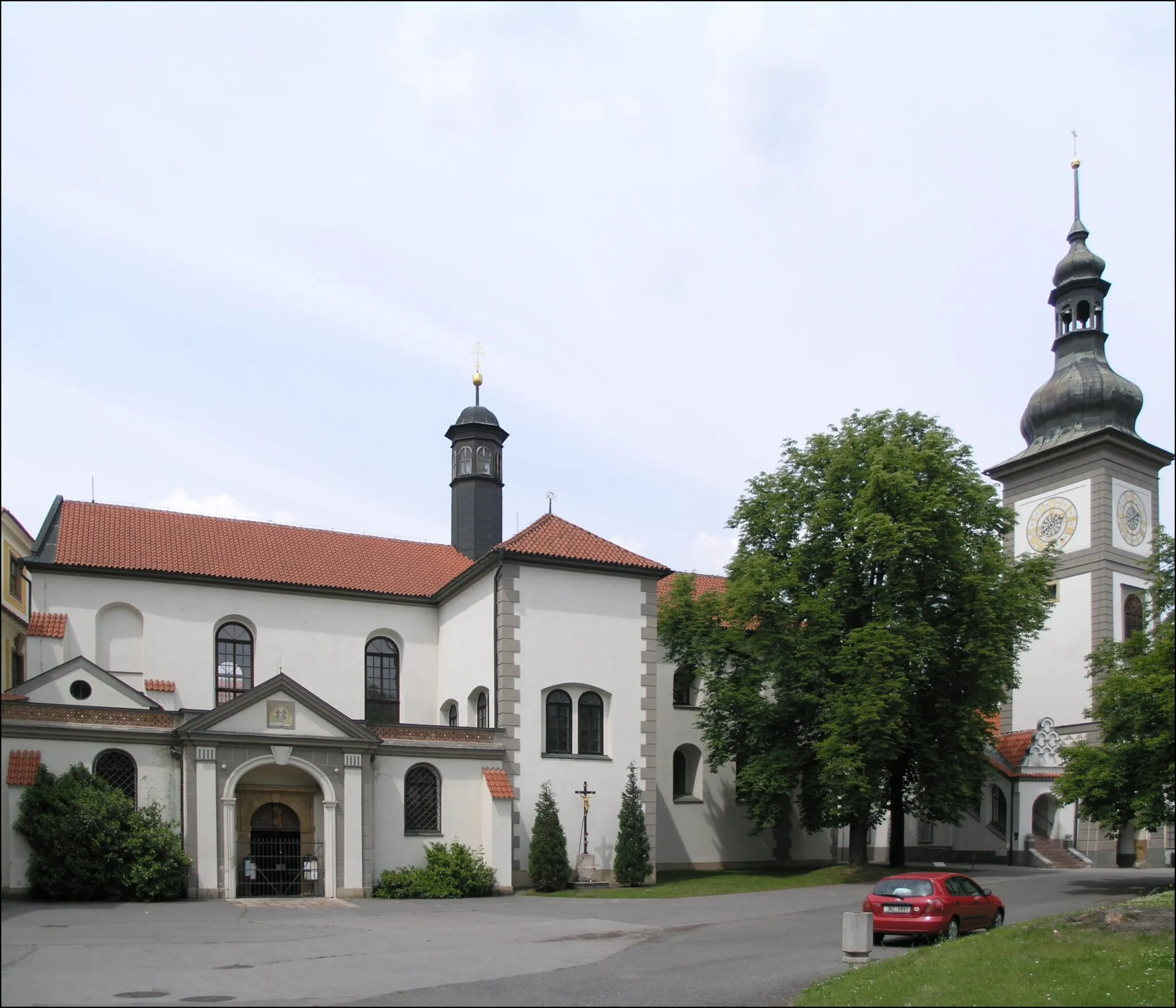 Photo showing: Kostel svatého Jakuba Většího v areálu Zbraslavského zámku