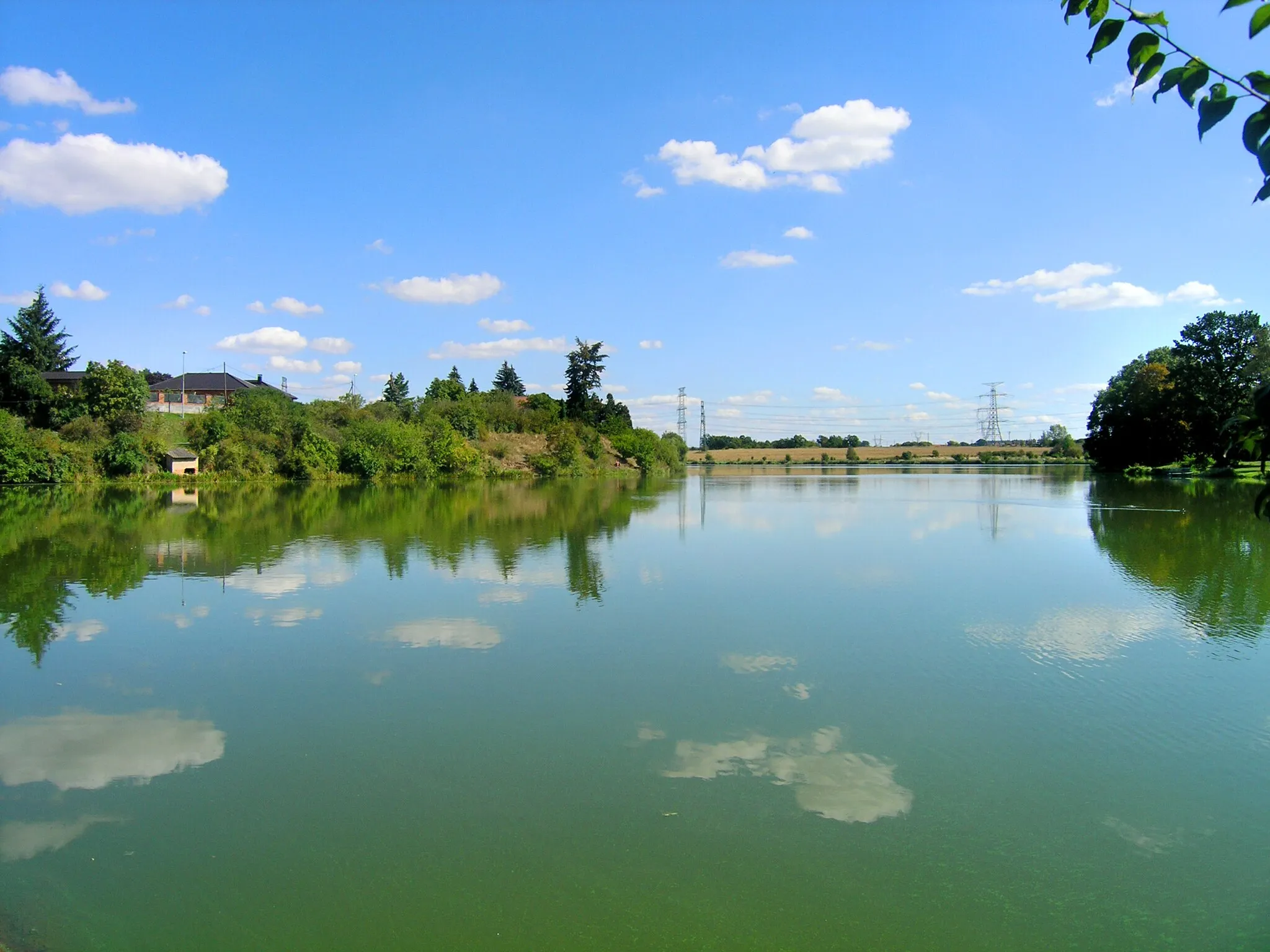 Photo showing: Šeberák pond in Kunratice, Prague