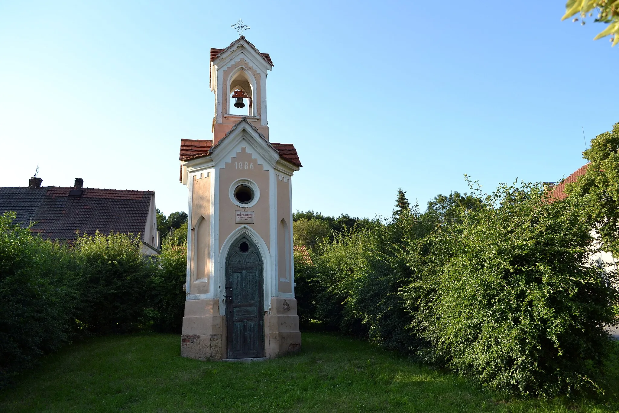 Photo showing: A chapel in Prague-Třebonice, Czech Republic. A cultural monument.