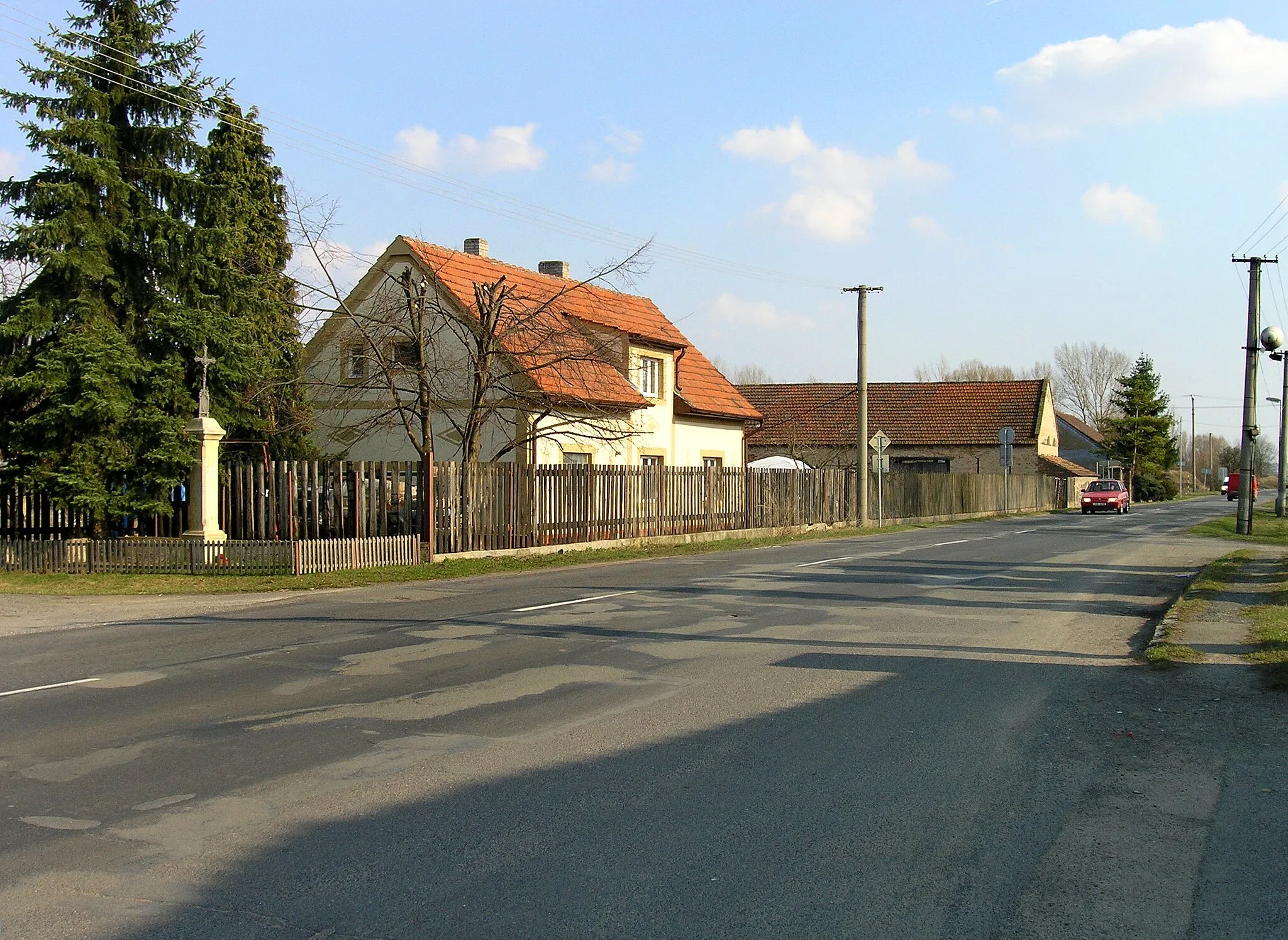 Photo showing: Červená Píska, part of Tuahň village, Czech Republic