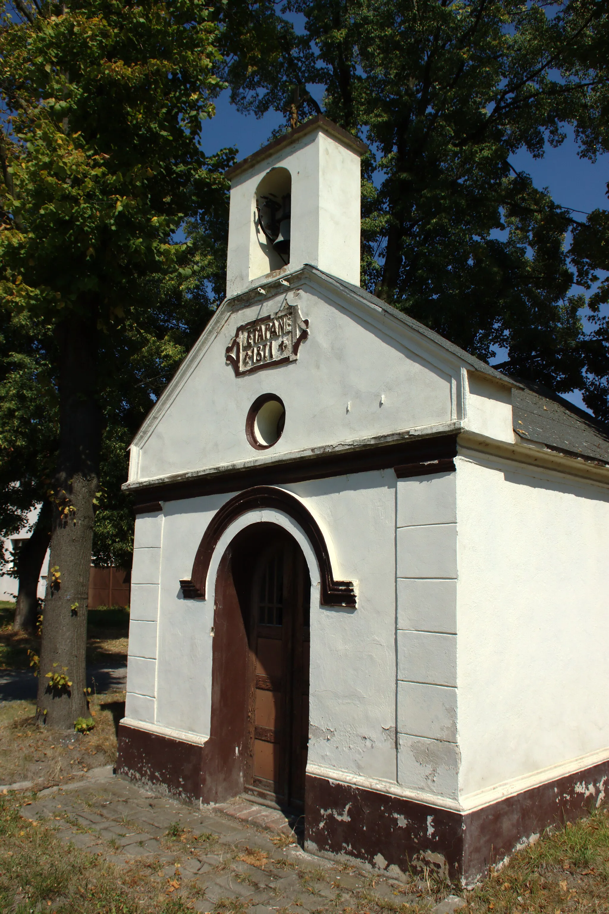 Photo showing: A chapel in Nové Jirny, Prague-East Disrict, CZ