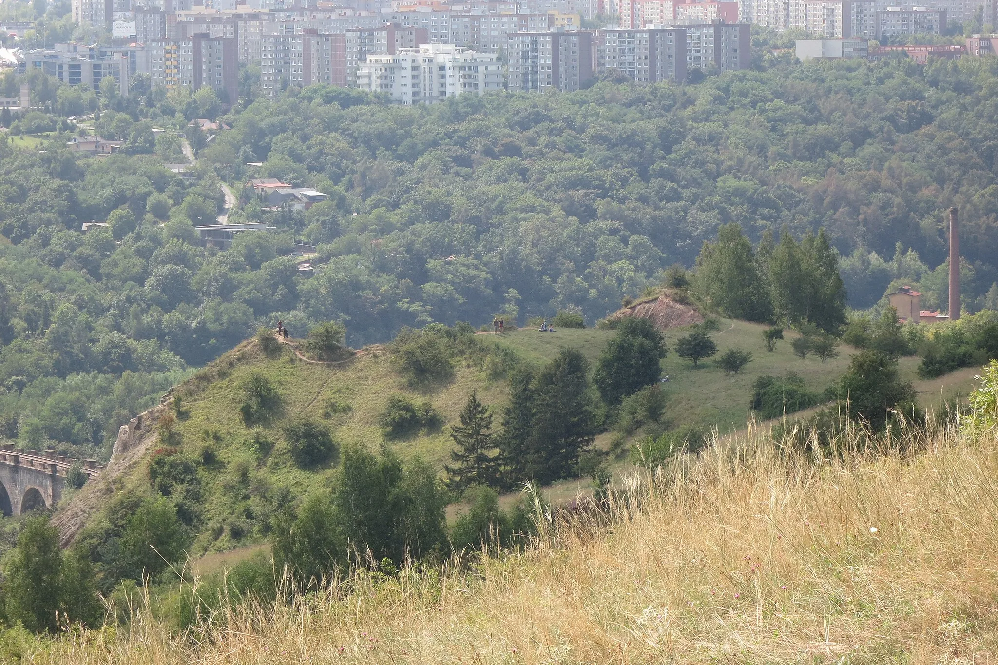 Photo showing: Děvín hill near Hlubočepy, Prague.