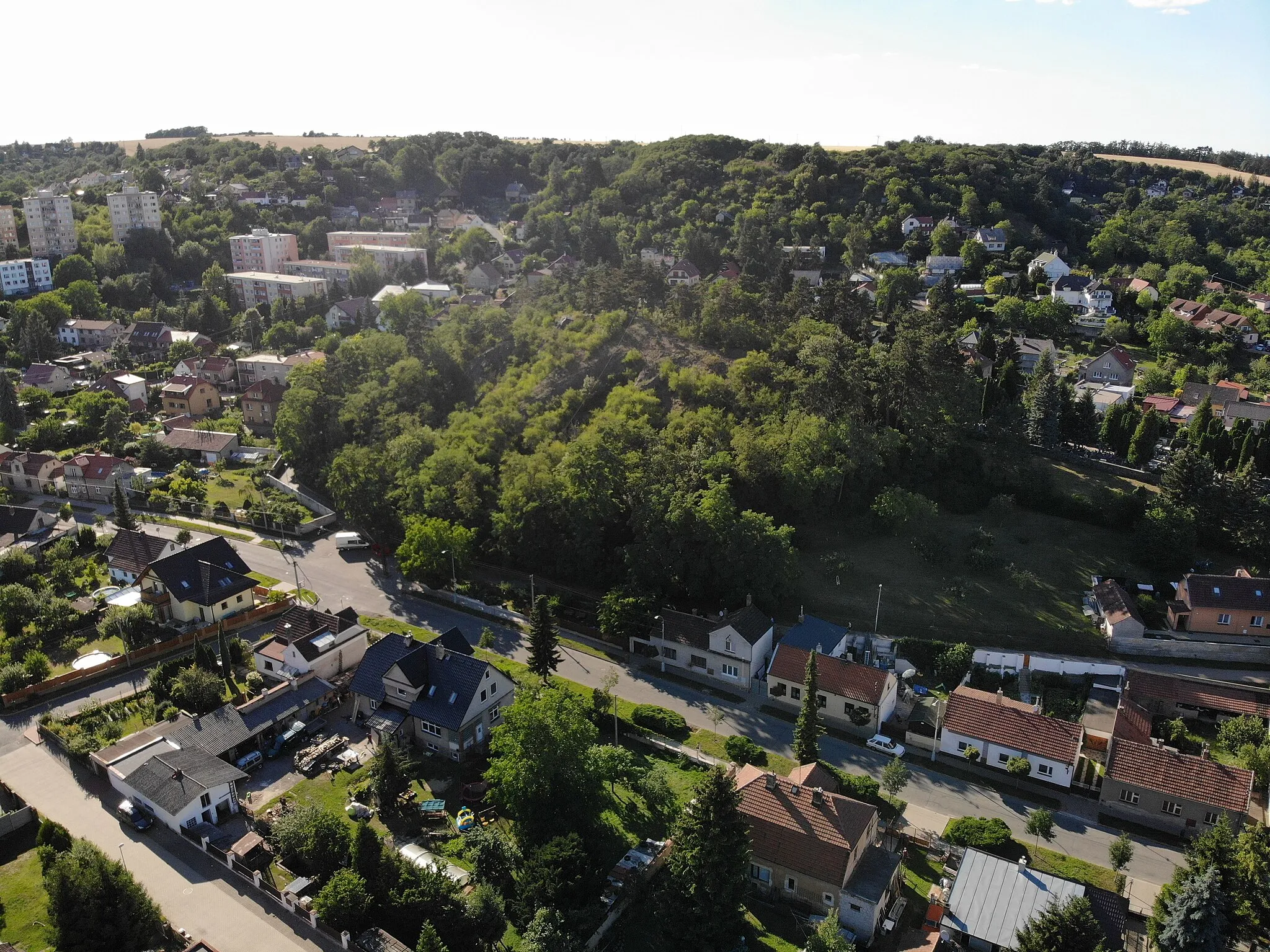 Photo showing: Kameníček focený dronem ze vzduchu

This file was created as a part of the photographic program of Wikimedia Czech Republic. Project: Fotíme Česko The program supports Wikimedia Commons photographers in the Czech Republic.